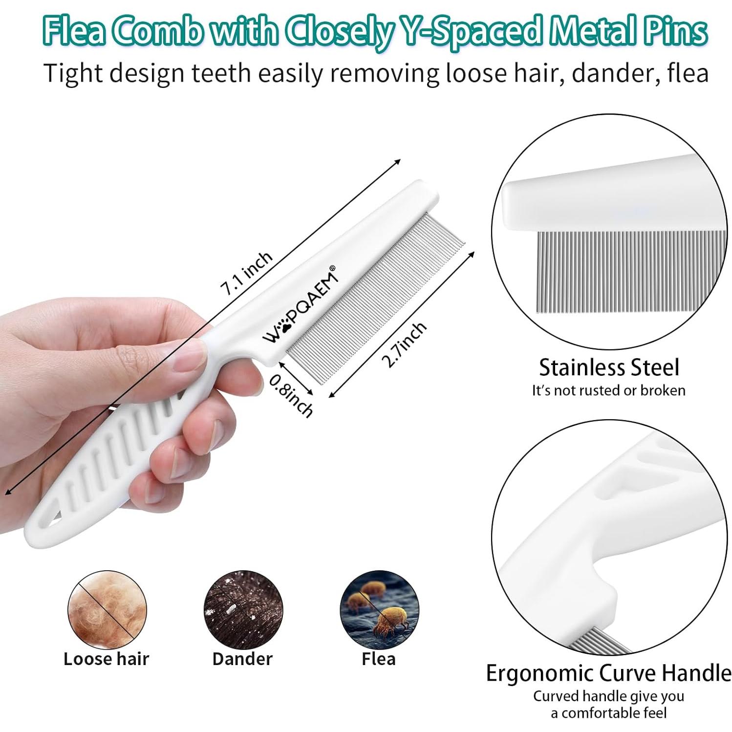 Kit de Aseo 5 en 1 WOPQAEM para Perros y Gatos - Verde