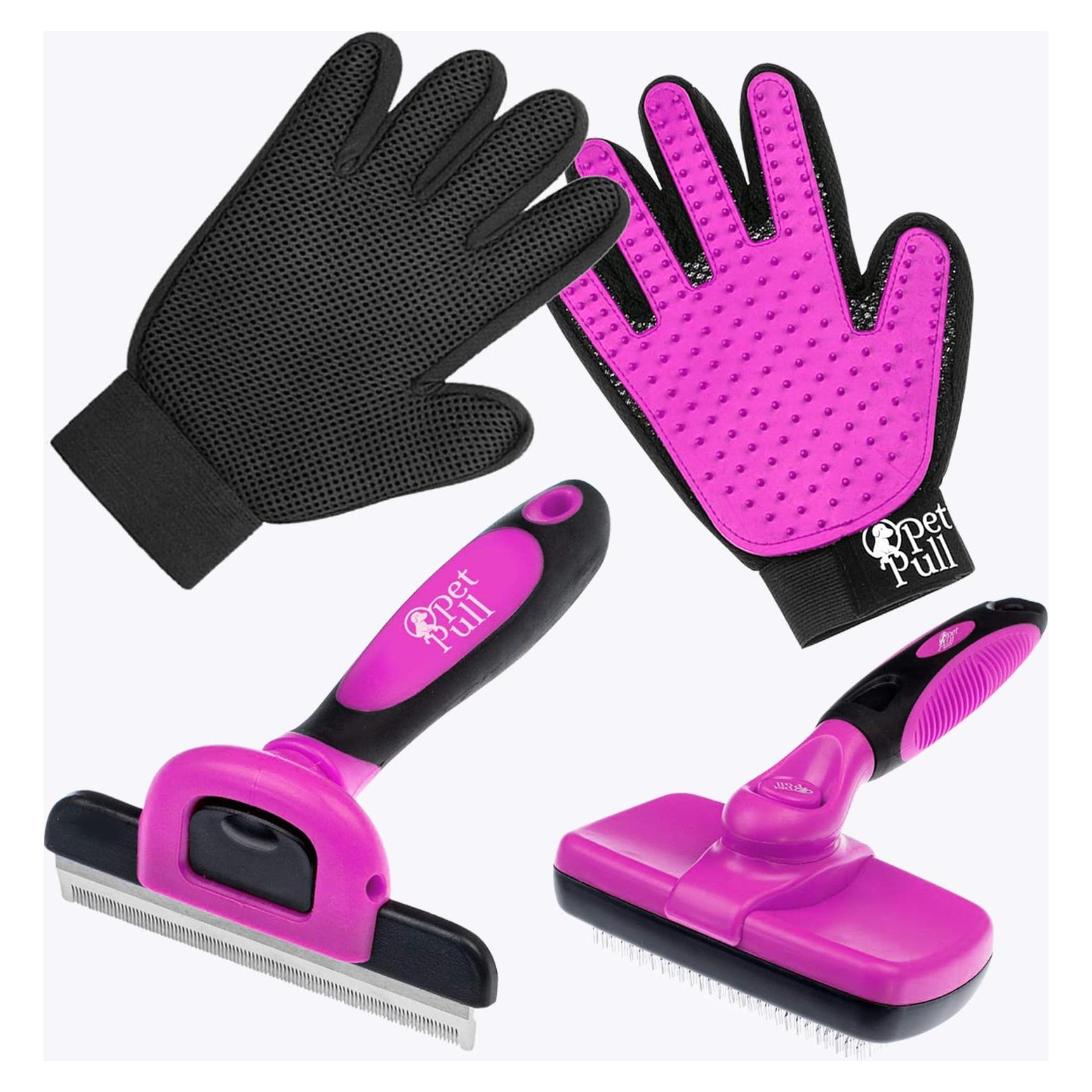 Kit de Aseo Profesional PET PULL para Mascotas - Rosa