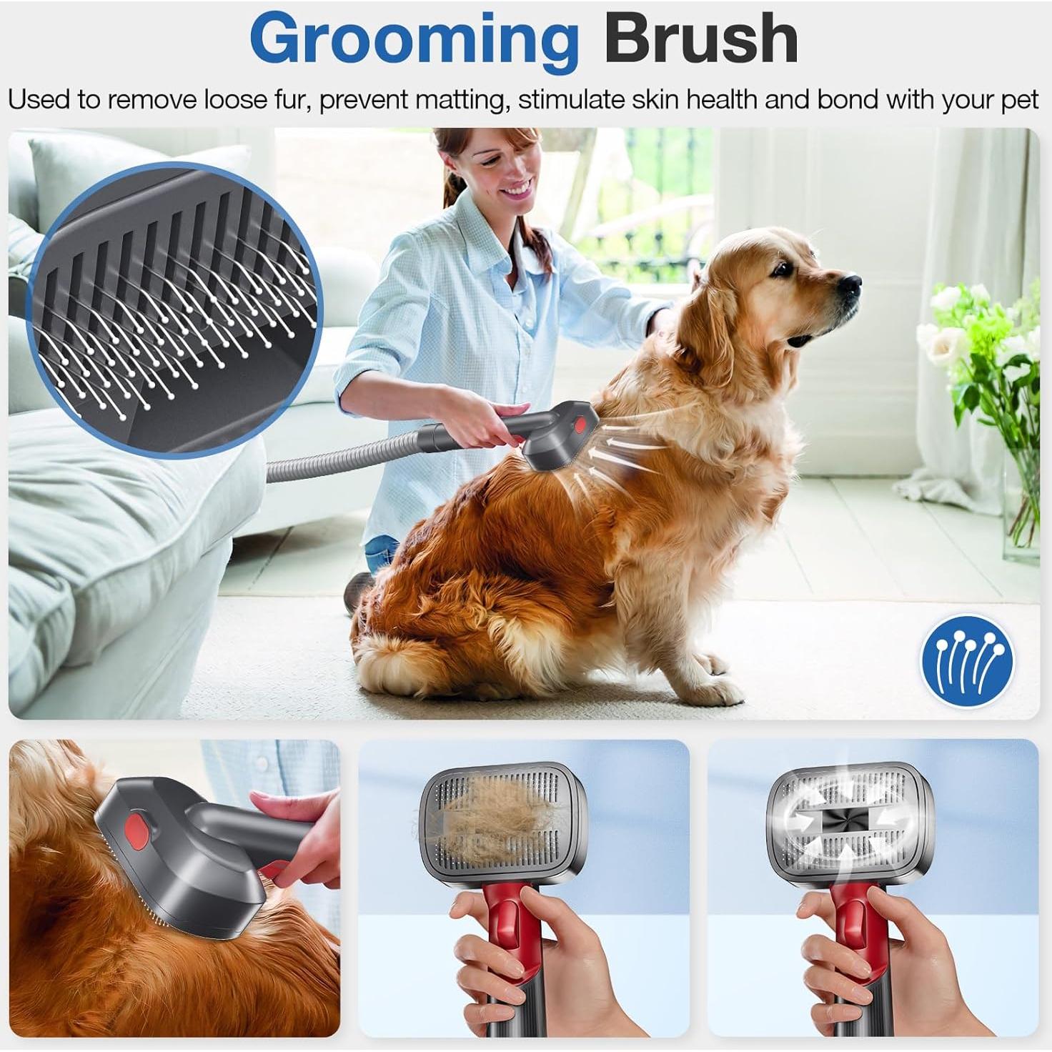 Kit de Acicalamiento para Perros JORAIR Compatible Dyson V7-V15