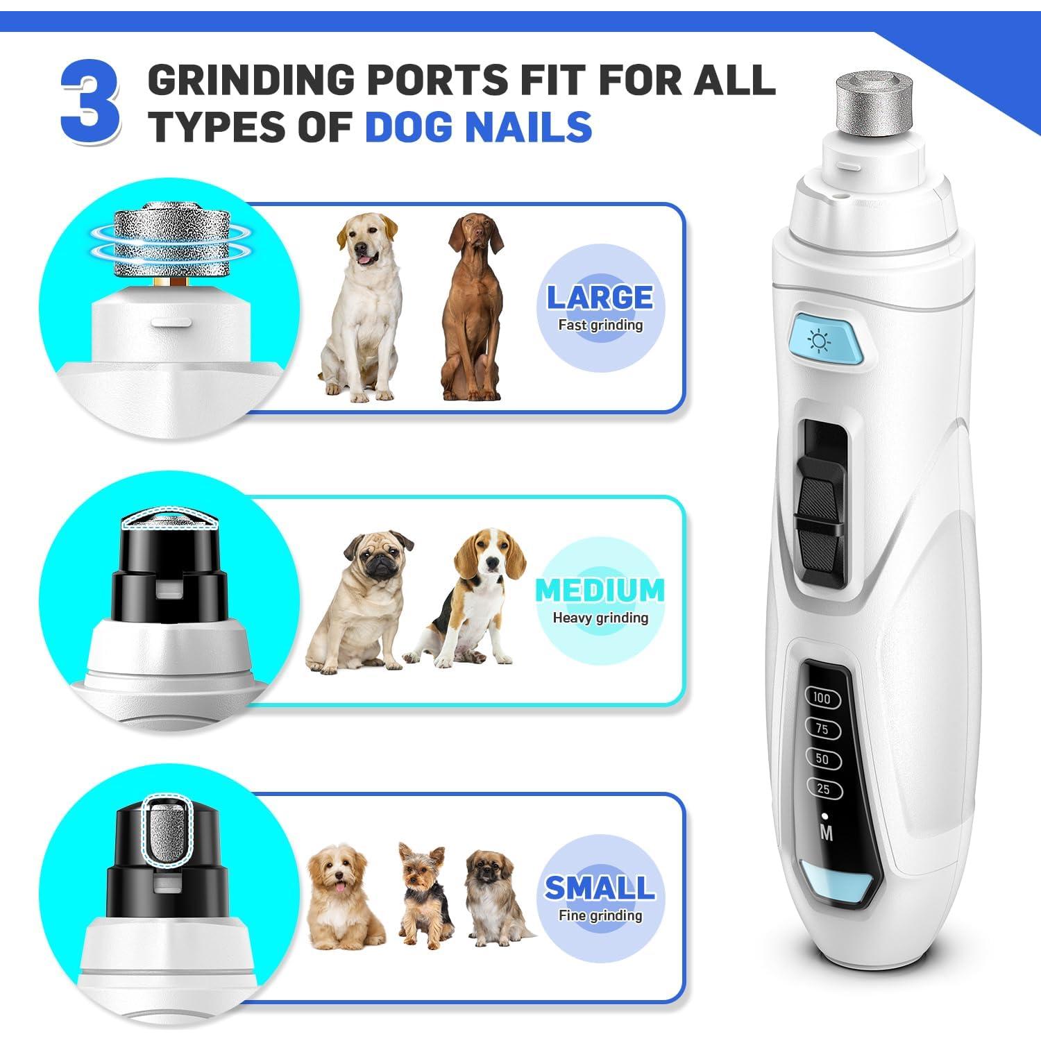 Cortador de Uñas Eléctrico CADOLS S1 PRO para Perros y Gatos