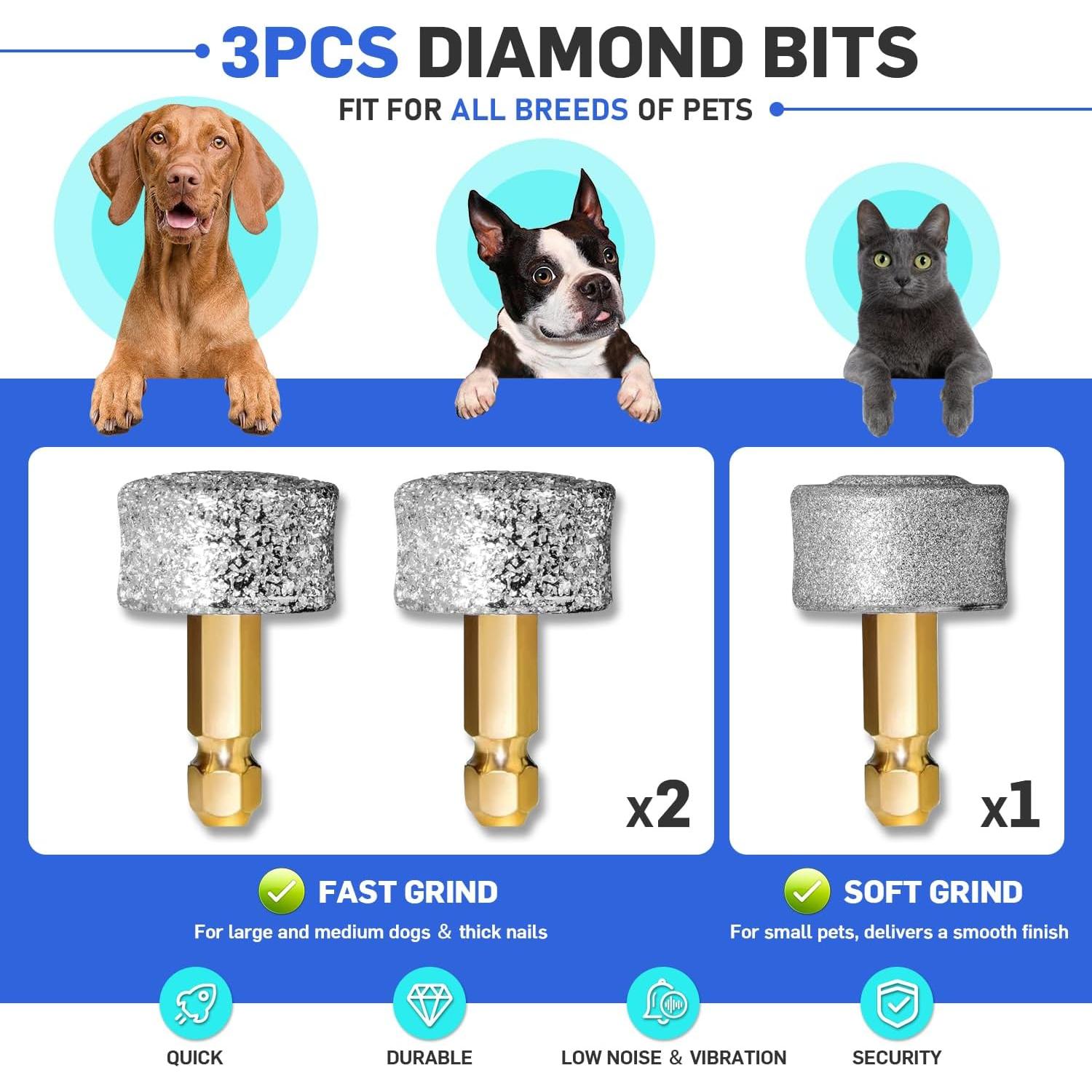 Cortador de Uñas Eléctrico CADOLS S1 PRO para Perros y Gatos