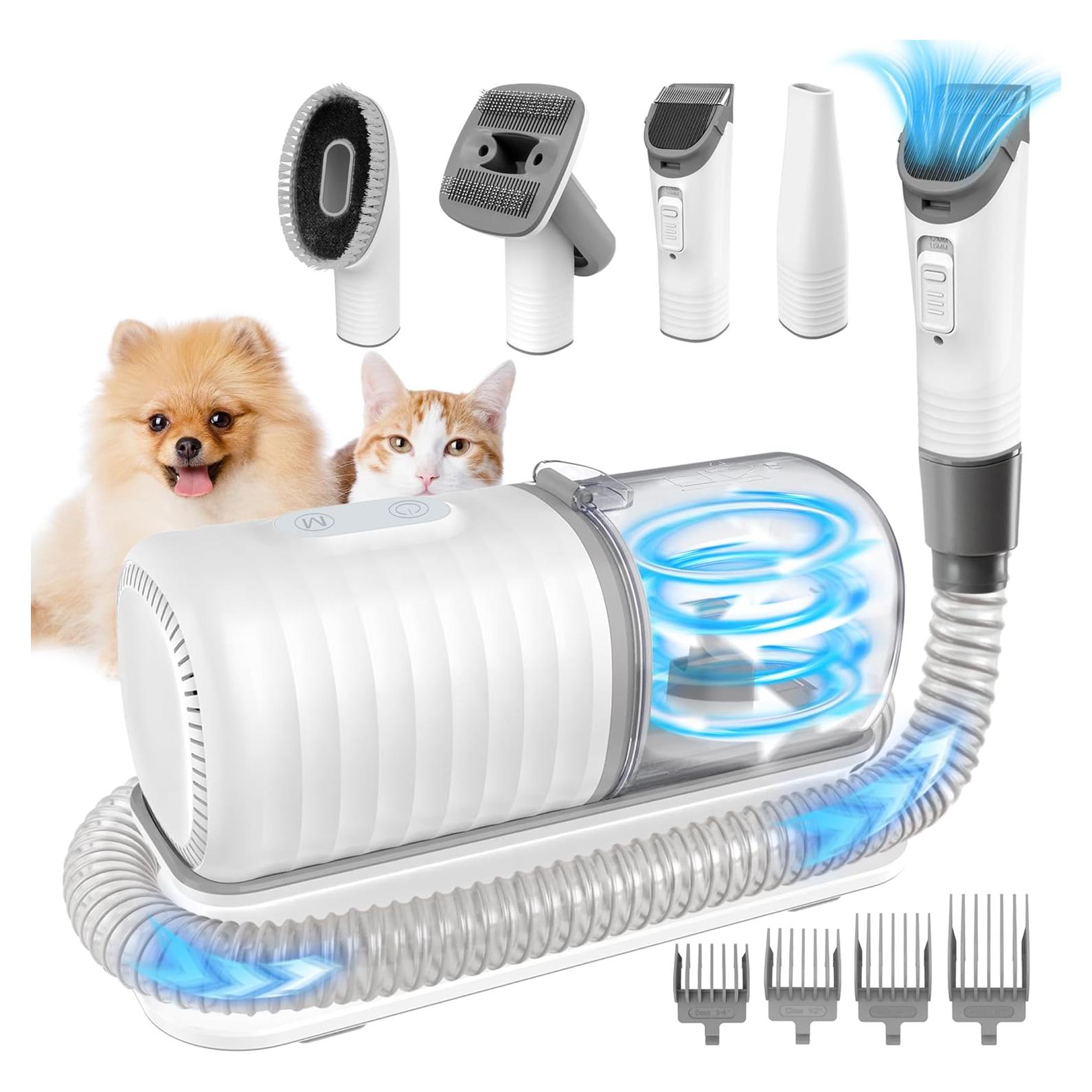 Kit de Aseo para Perros Toogoer PV01 con Aspiradora y Cortadora