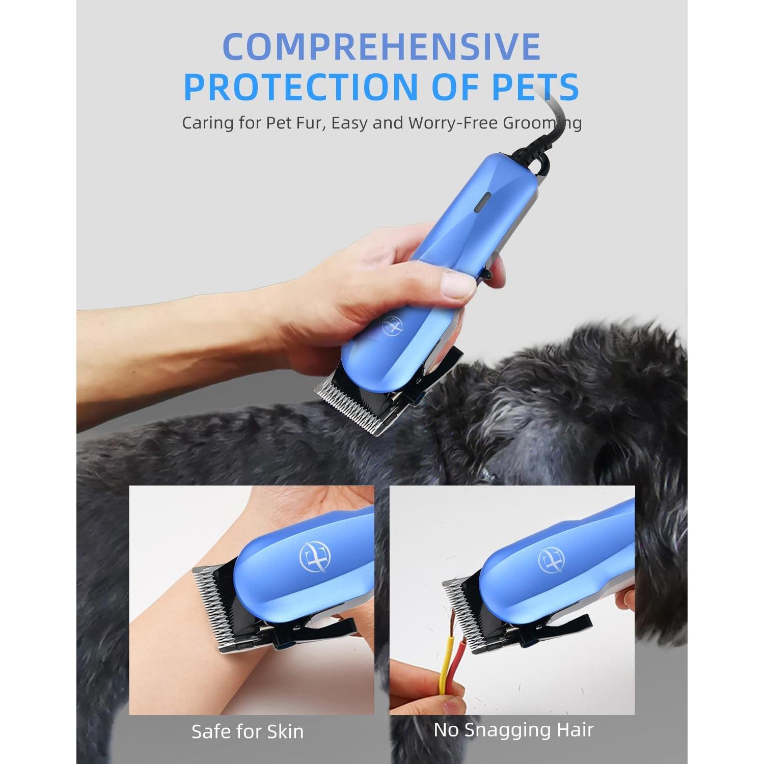 Cortapelos Profesional para Perros E-Hunter 24V Silencioso