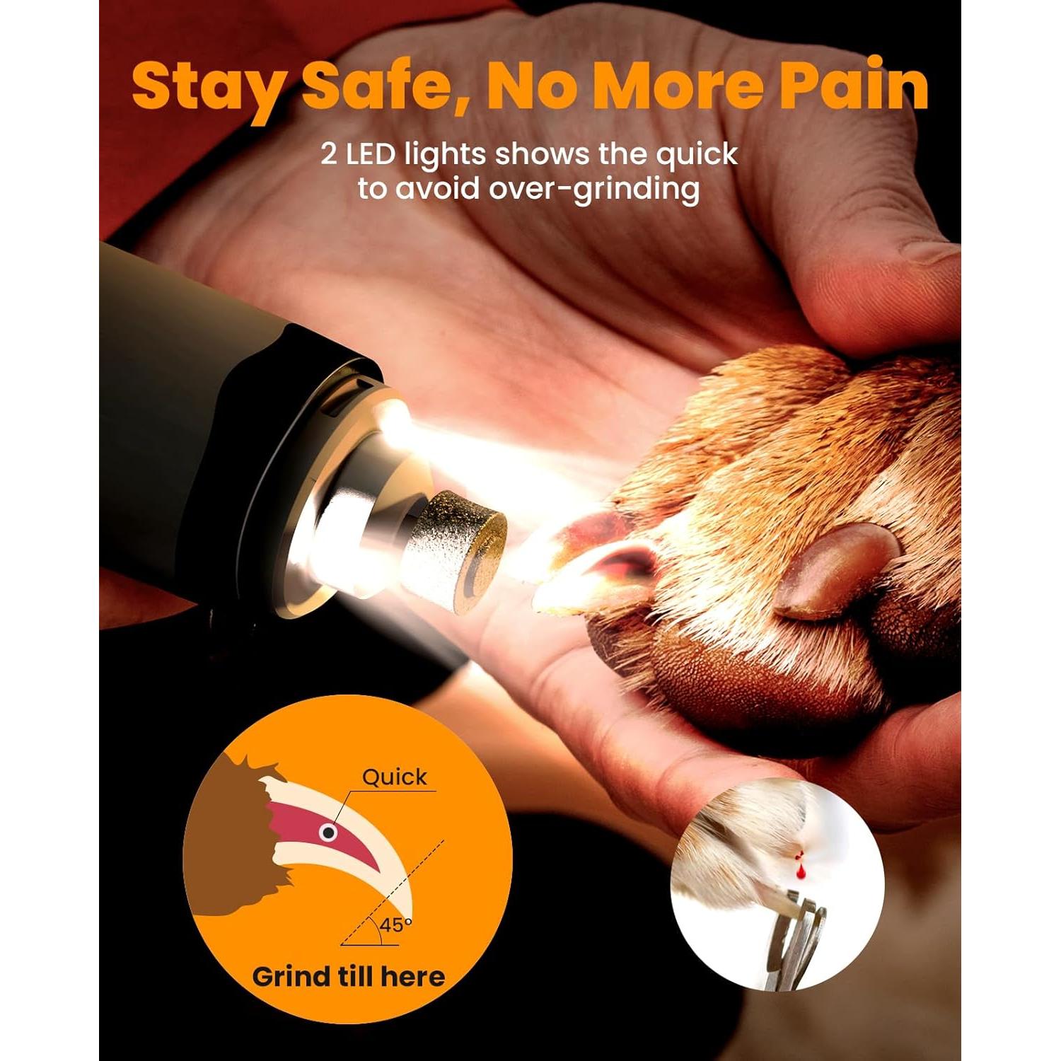 Kit de Lima de Uñas y Recortador de Patas Oneisall 3 en 1