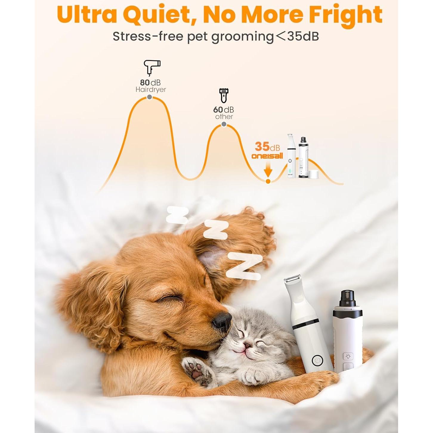 Kit de Lima de Uñas y Recortador de Patas Oneisall 3 en 1