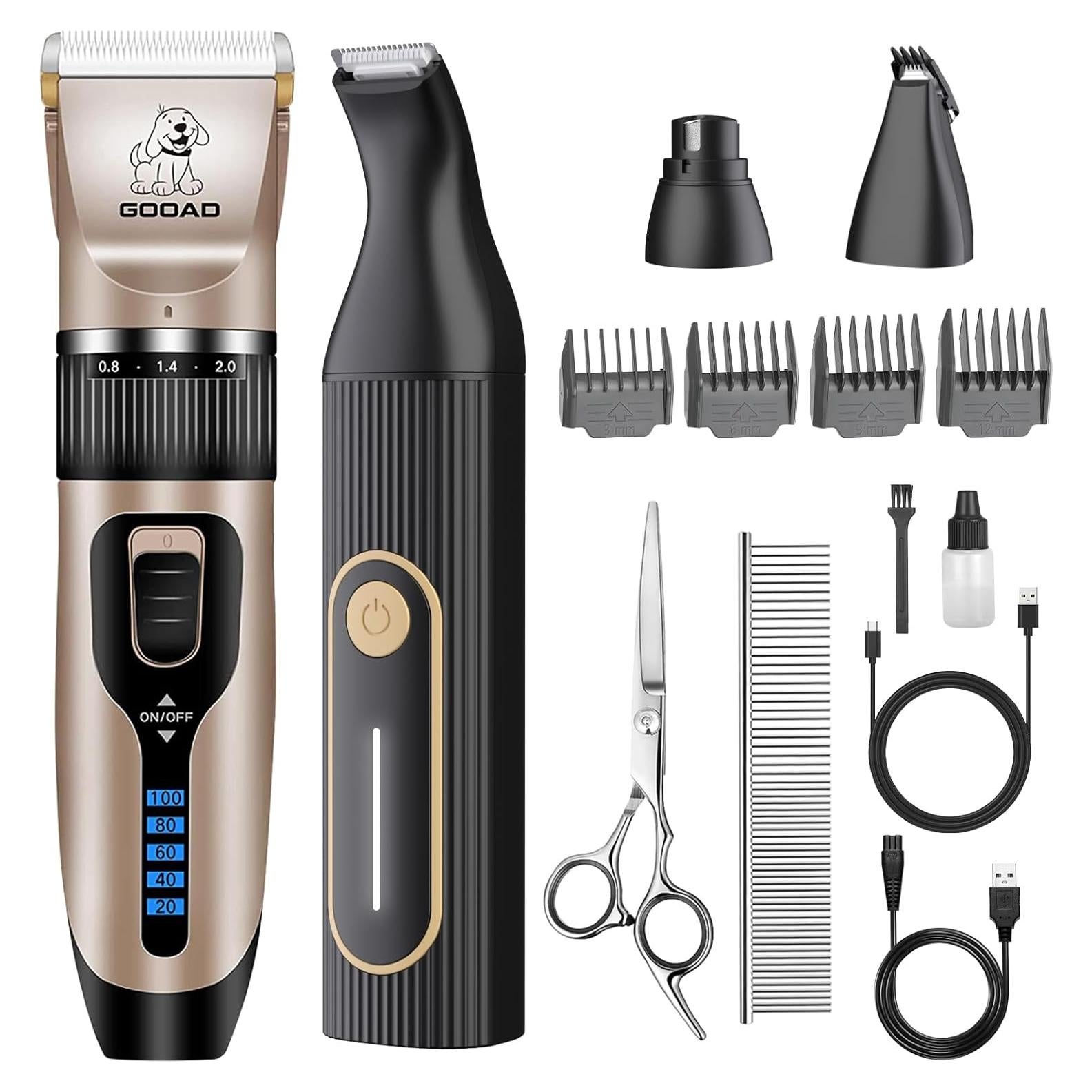 Cortadora de Pelo para Mascotas Gooad Inalámbrica Recargable