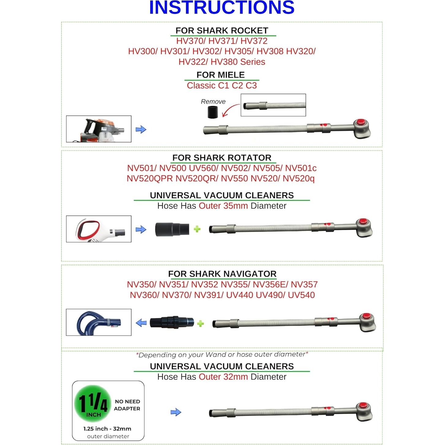 Accesorio de Aspiradora VACEXT para Pelo de Mascota 348 cm