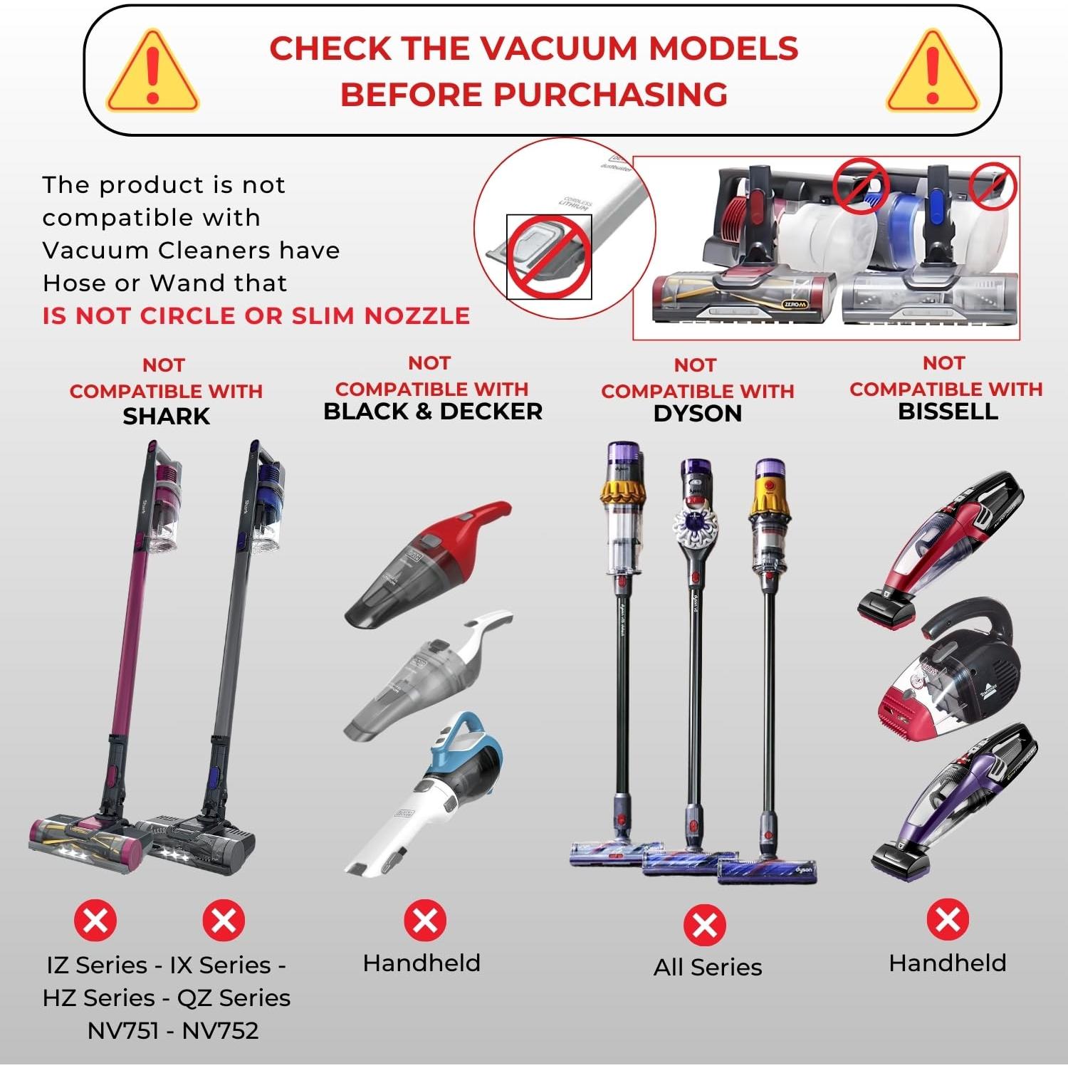 Accesorio de Aspiradora VACEXT para Pelo de Mascota 348 cm