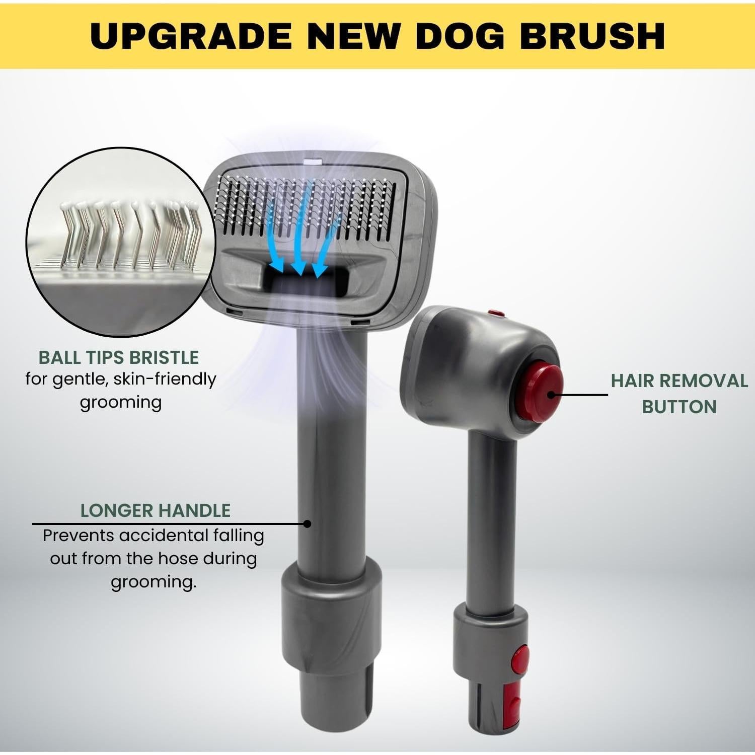 Cepillo de Aseo para Mascotas ENUKYCOM Compatible con Dyson y Shark
