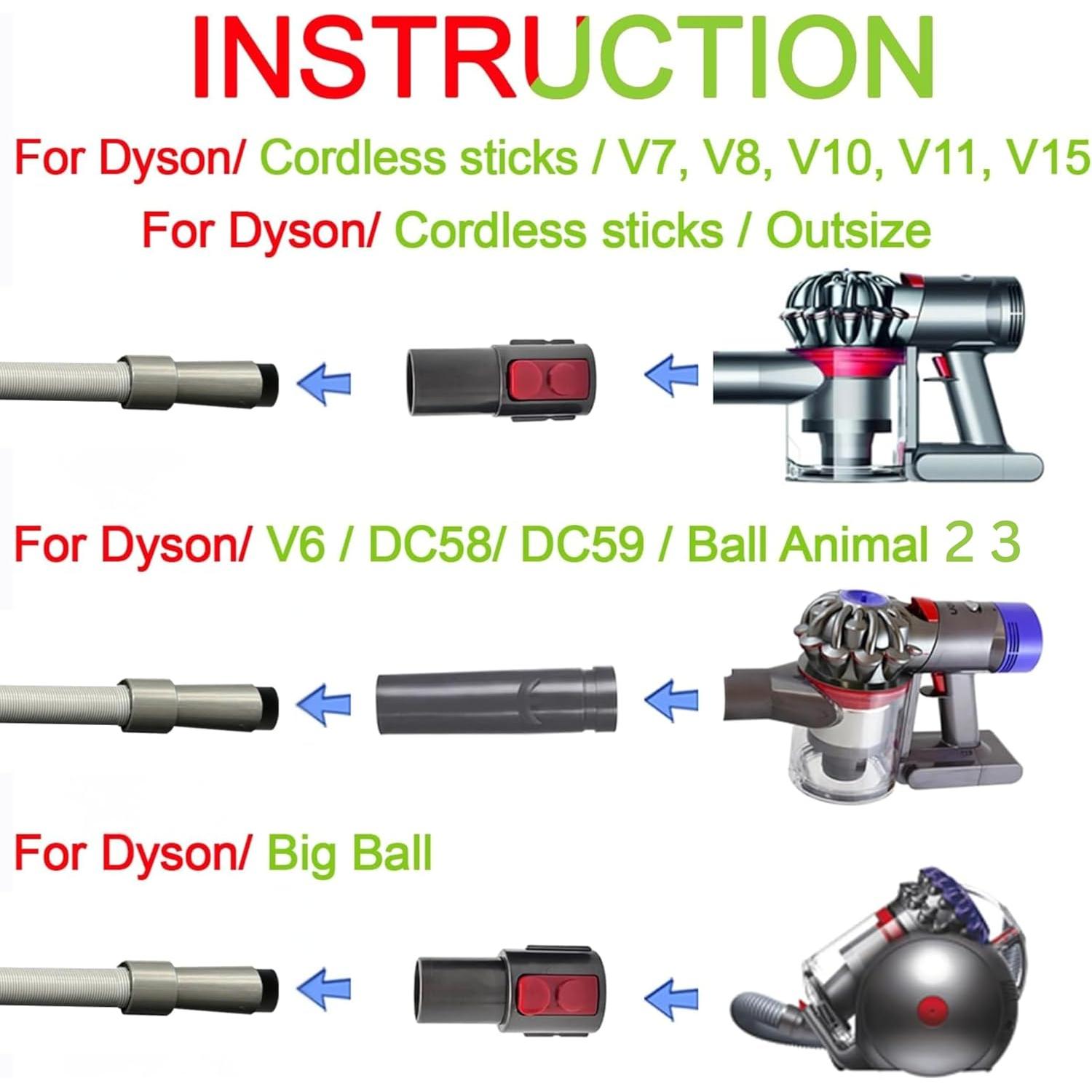 Cepillo de Aseo para Mascotas ENUKYCOM Compatible con Dyson y Shark