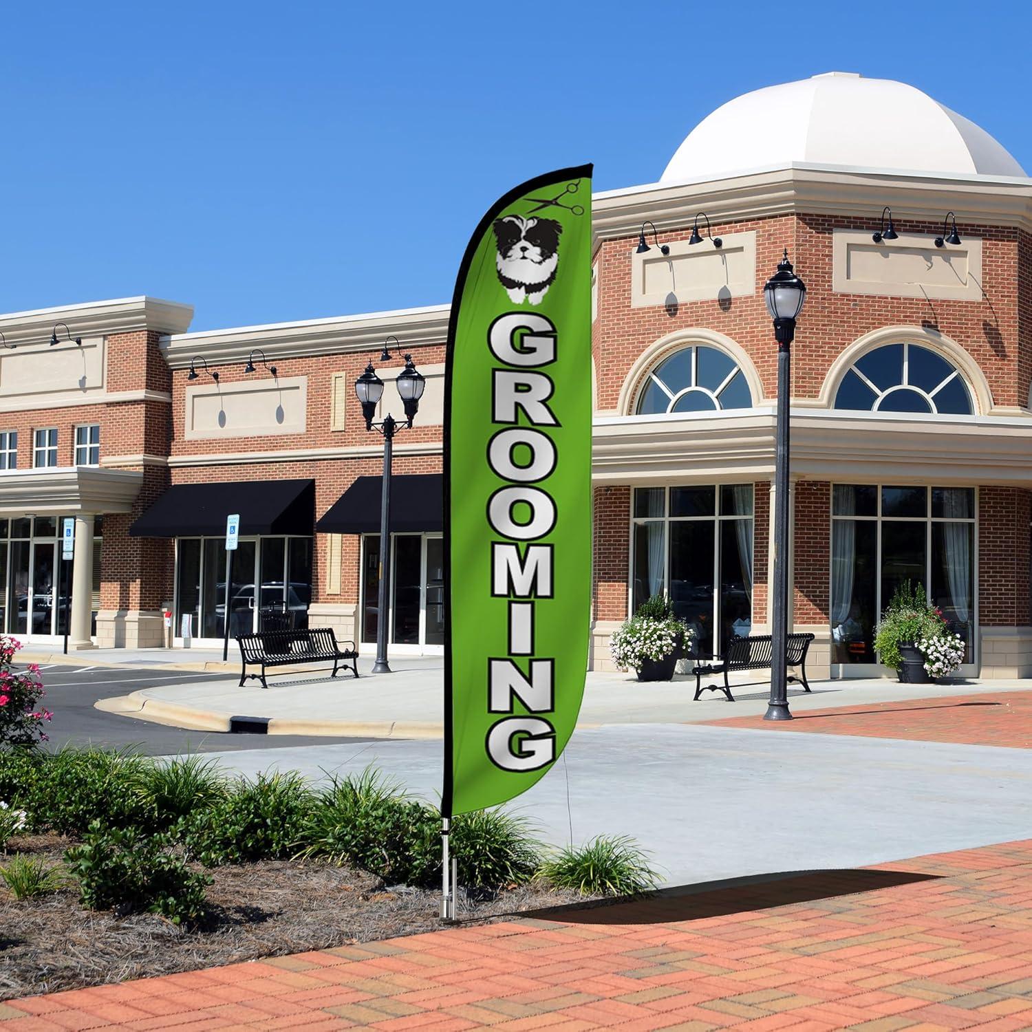 Kit Bandera de Pluma LookOurWay 12 Pies Cuidado de Mascotas