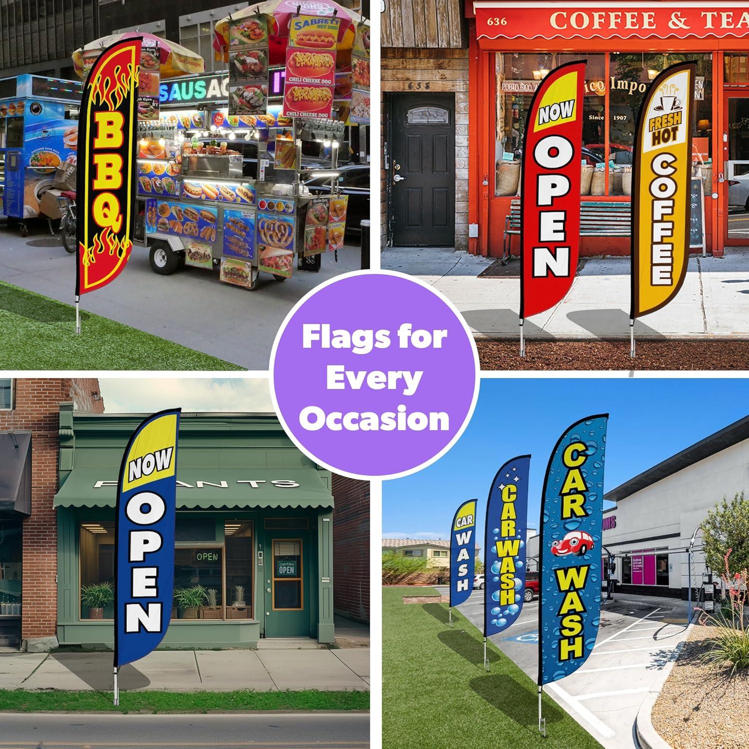 Kit Bandera de Pluma LookOurWay 12 Pies Cuidado de Mascotas