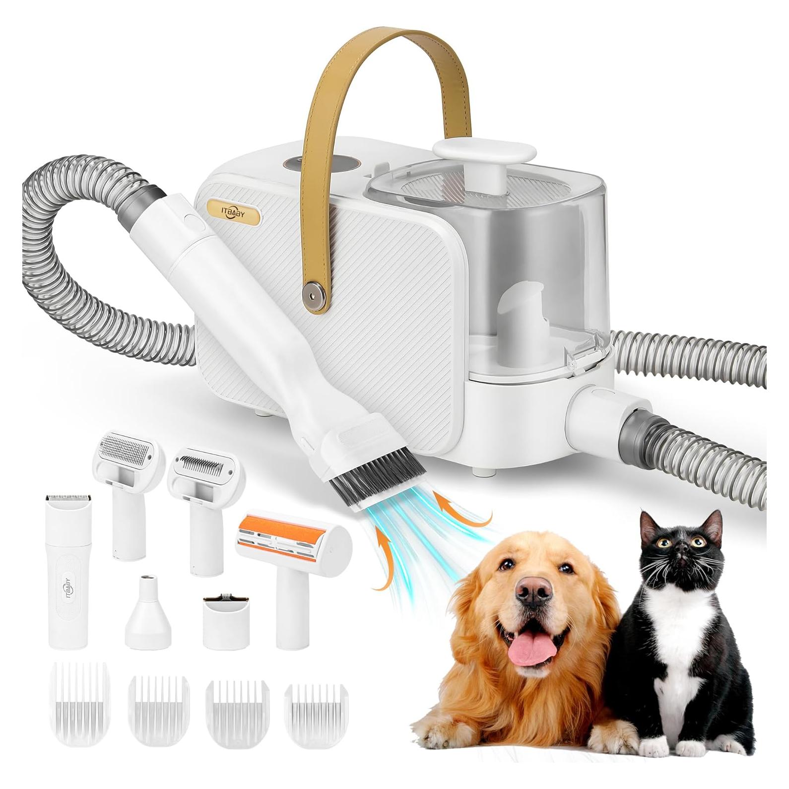 Kit de Aseo para Mascotas ITBABY 2.5L - Aspiradora Silenciosa