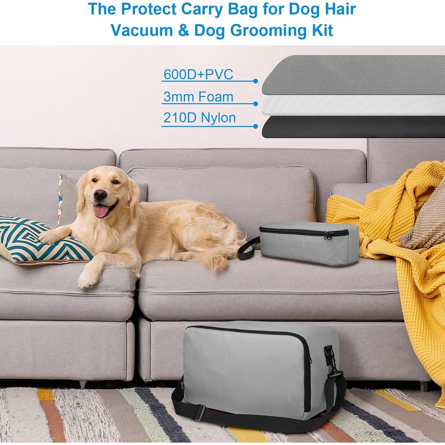 Organizador de Aseo para Mascotas Beautyflier - Bolsa Gris