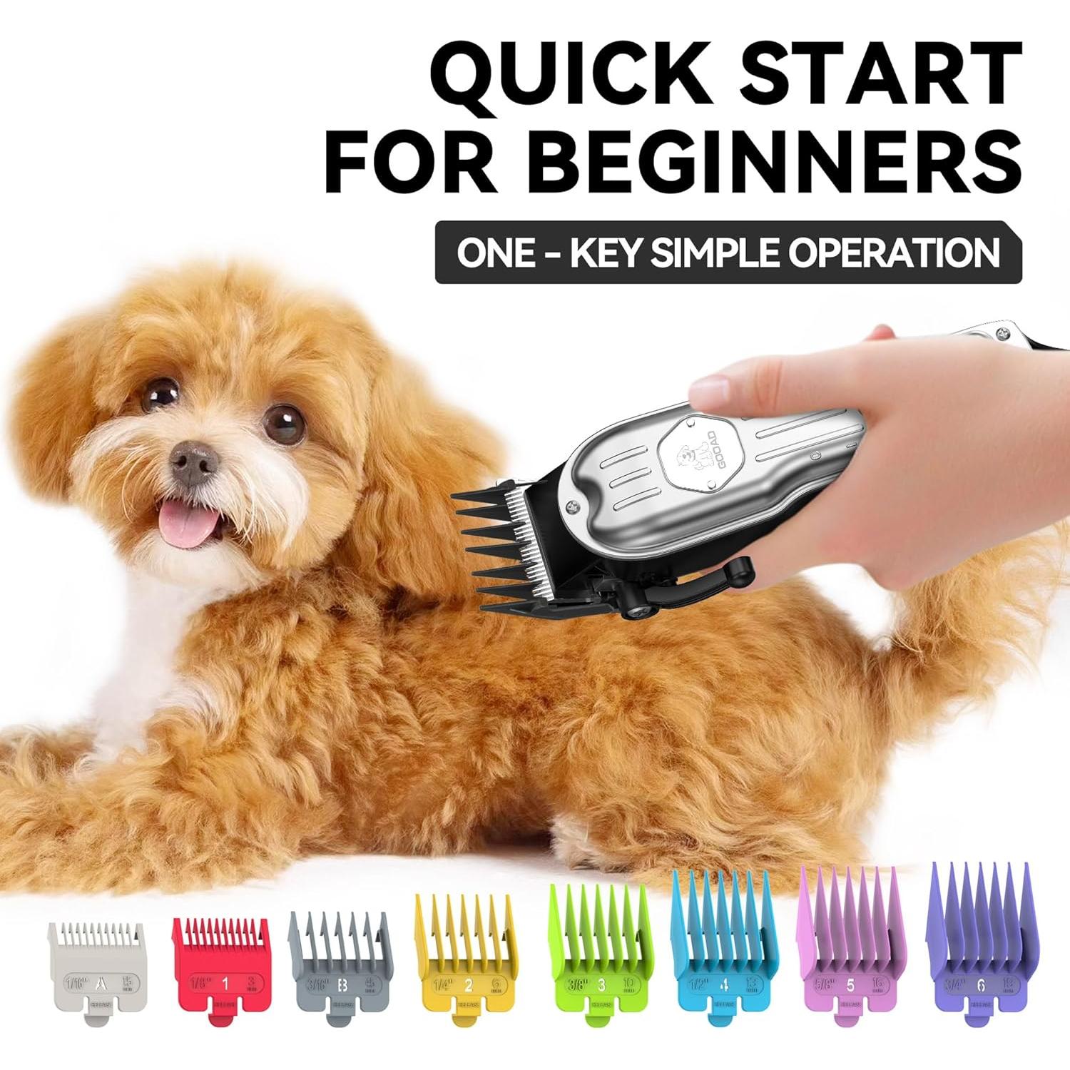 Cortadora de Pelo para Perros Gooad Recargable Plata 240 min