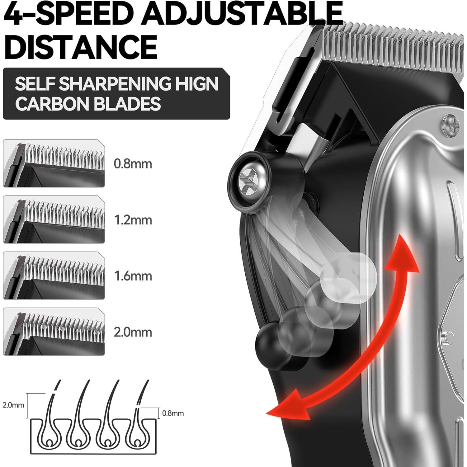 Cortadora de Pelo para Perros Gooad Recargable Plata 240 min