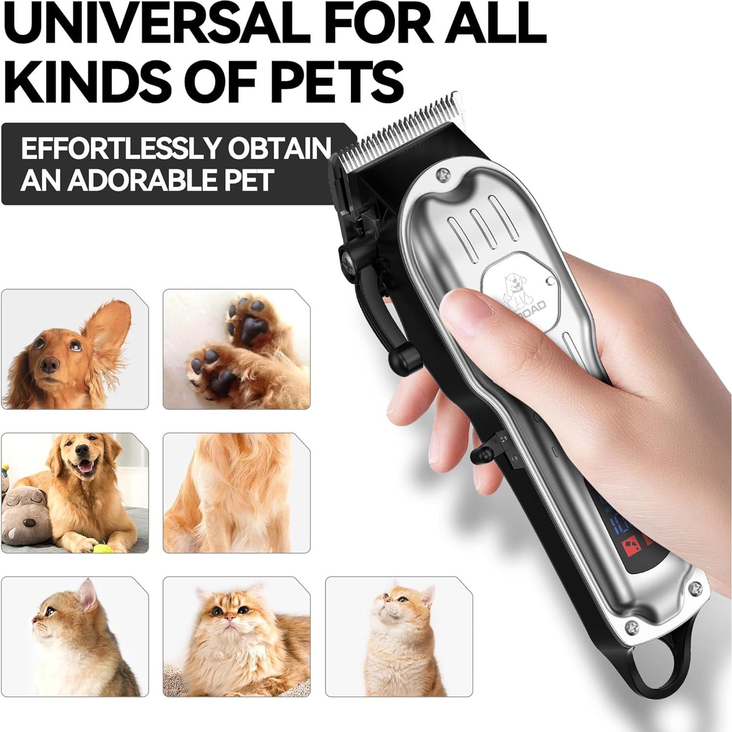 Cortadora de Pelo para Perros Gooad Recargable Plata 240 min