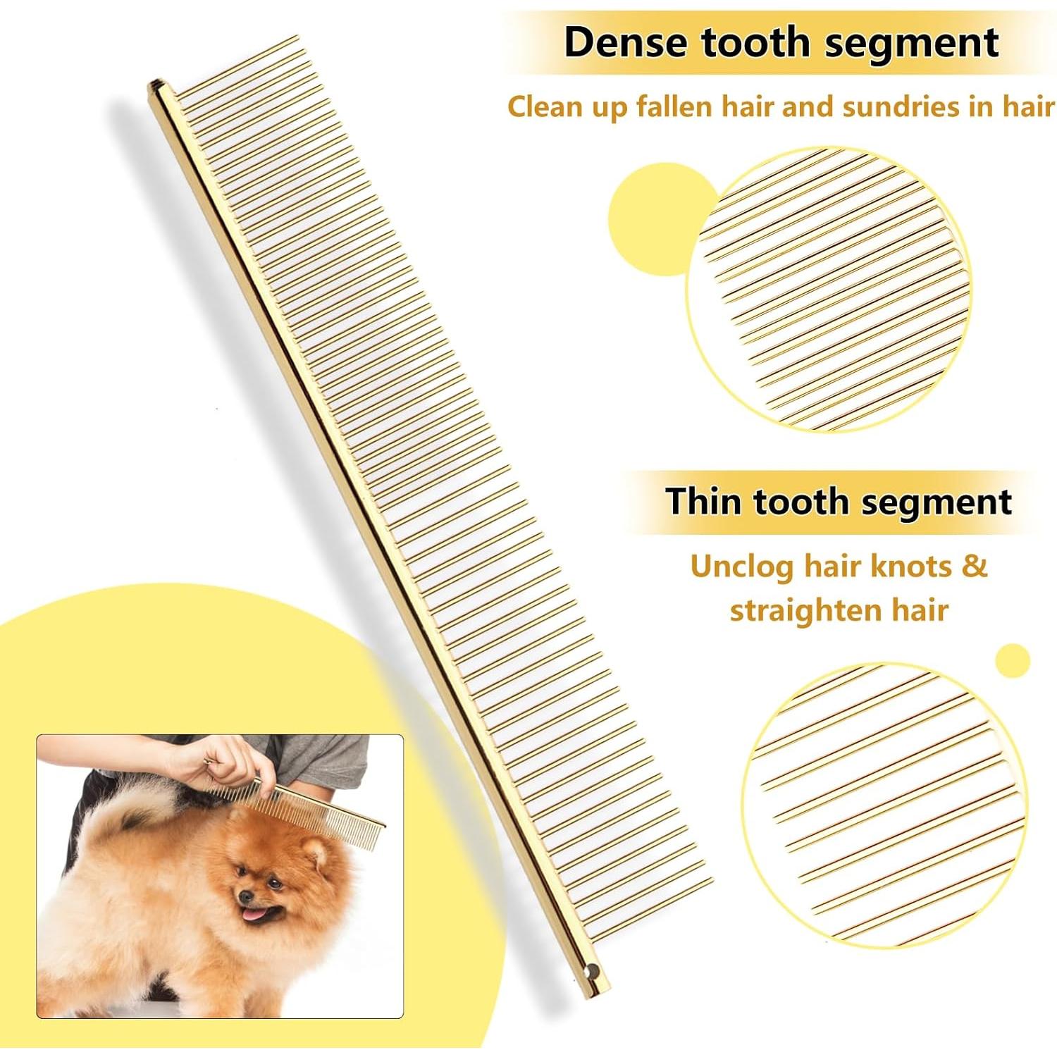 Kit de Tijeras para Acicalar Perros Citywish 5 en 1 Acero Inoxidable