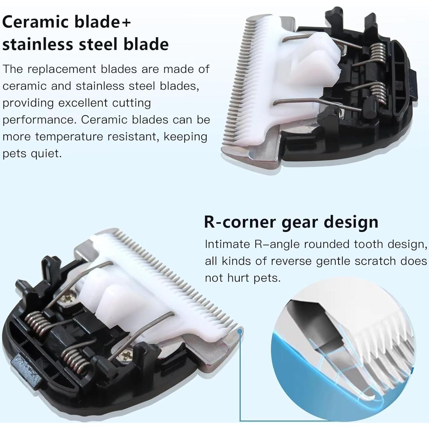 Cuchillas de Repuesto ONEISALL para Cortadora de Perros - 2 Unidades