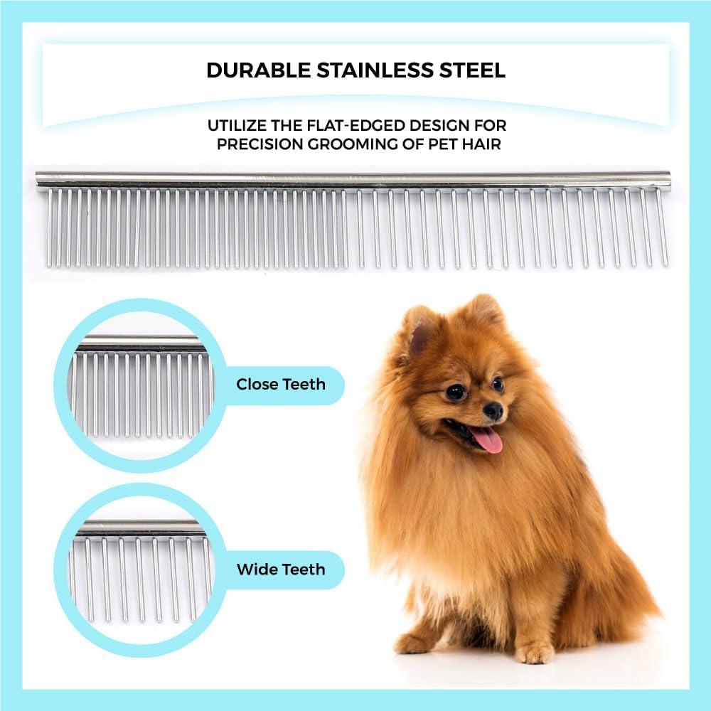 Tijeras de Aseo para Perros MELWEY - Zurdas 19.56 cm Punta Redonda