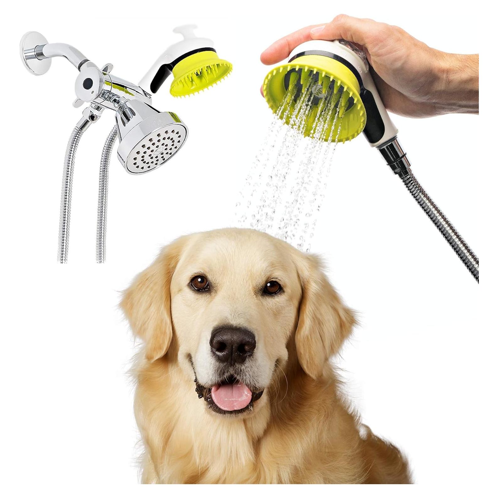 Kit de Lavado de Perros Wondurdog con Manguera de 2.44 m