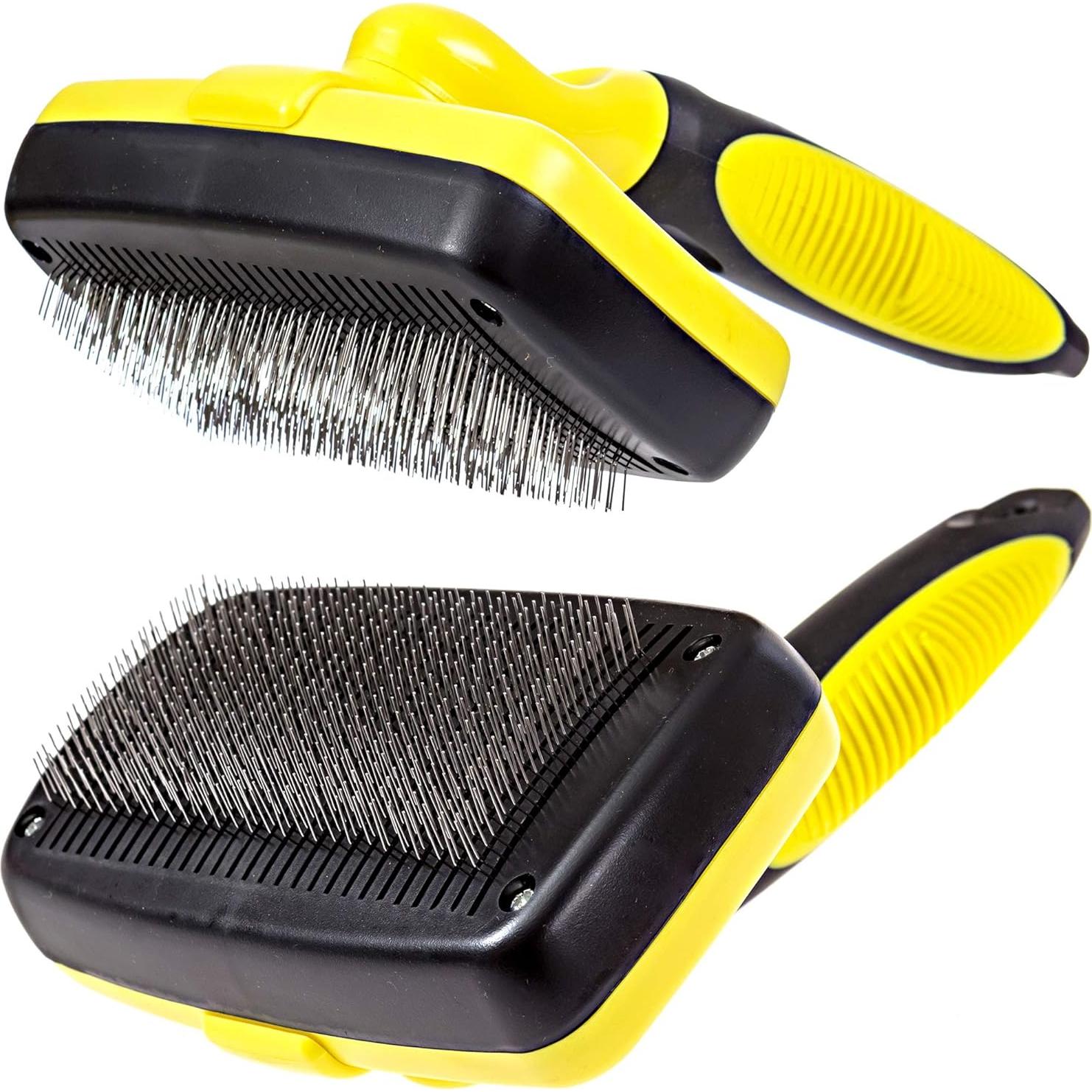 Kit de Cepillo Slicker y Peine Desenredante Bigwig para Perros y Gatos