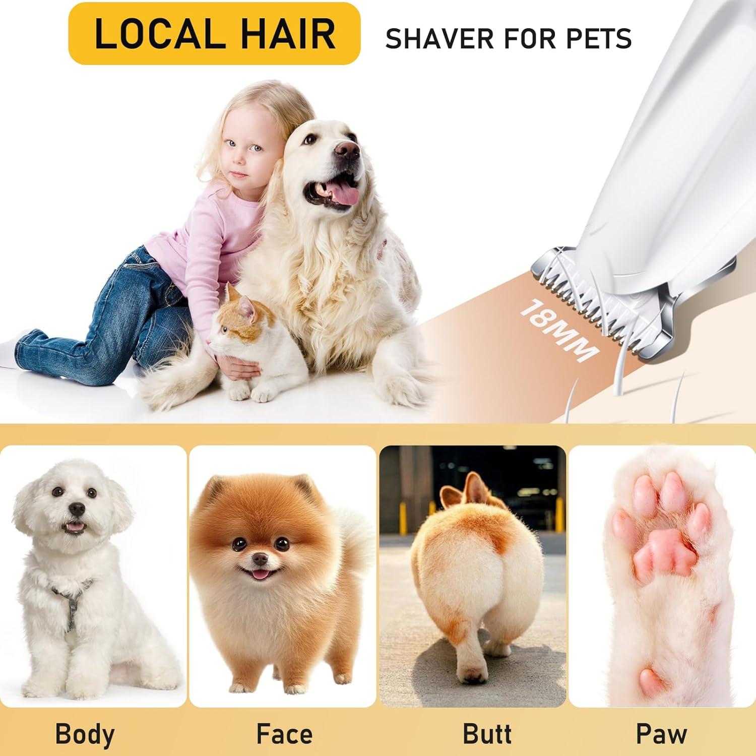 Recortadora de patas Saffory para perros y gatos con luz LED