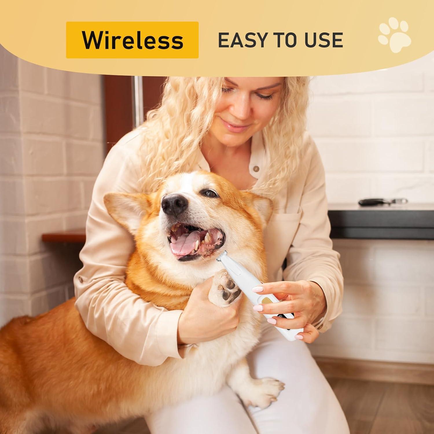 Recortadora de patas Saffory para perros y gatos con luz LED