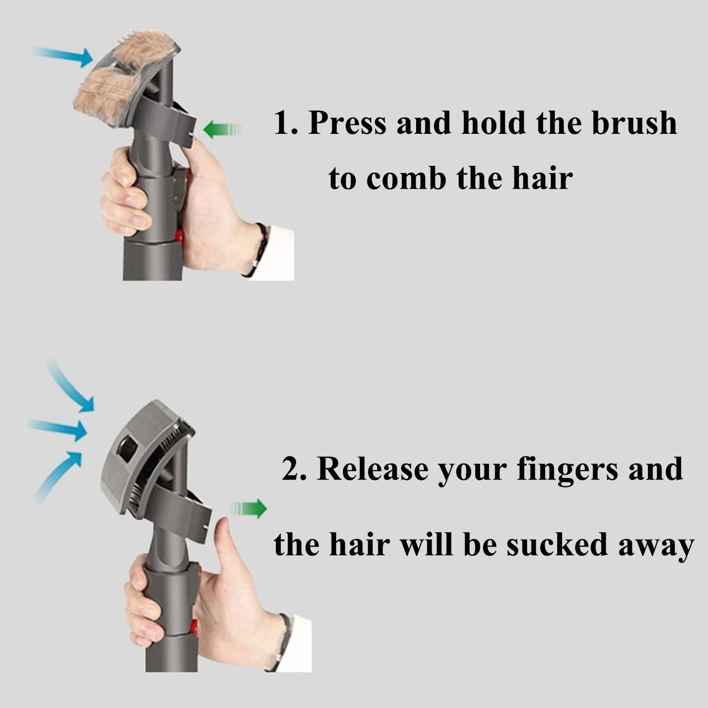 Kit de Cepillo Aspirador para Perros Smarille Dyson V15 V12 V11