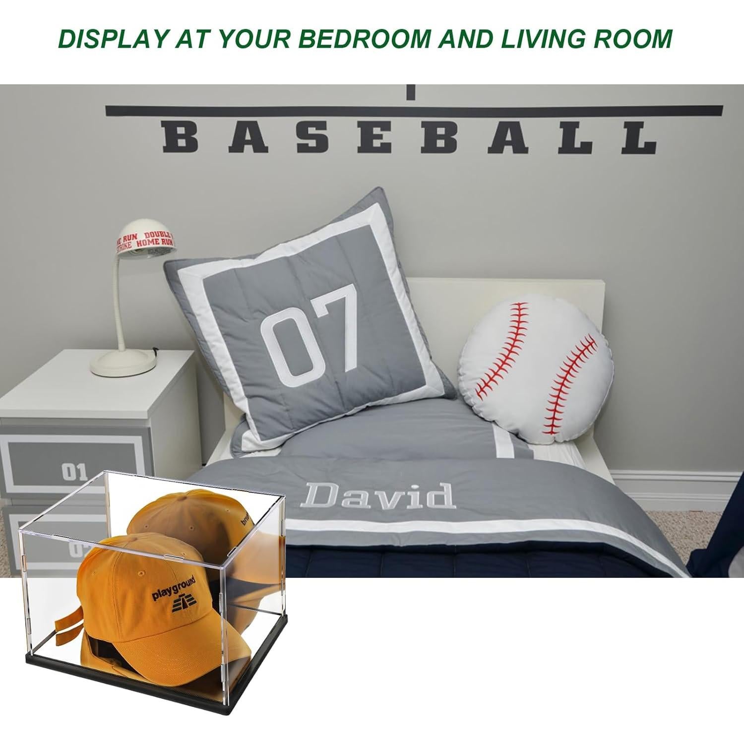 Caja de Exhibición para Sombreros ZSN Acrílico UV 20x17.8x25.4cm