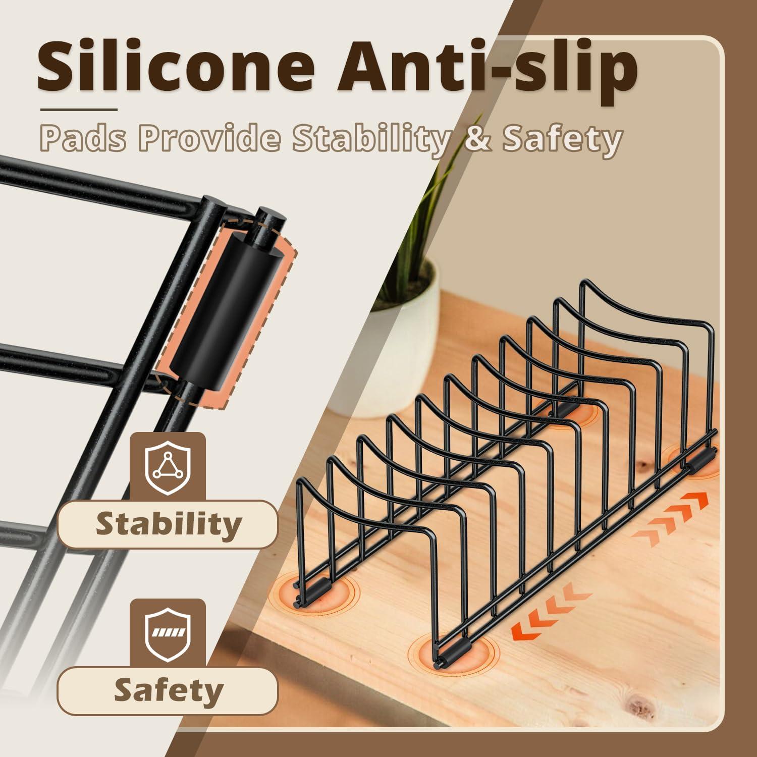 2 Pack Hat Stand for Baseball Caps, Ginyoyo No Install Hat Organizer for 20 Baseball Caps, Tabletop Hat Rack Stand with Anti-slip Pads, Hat Holder Hat Display for Closet, Desktop, Dresser,Office-Black