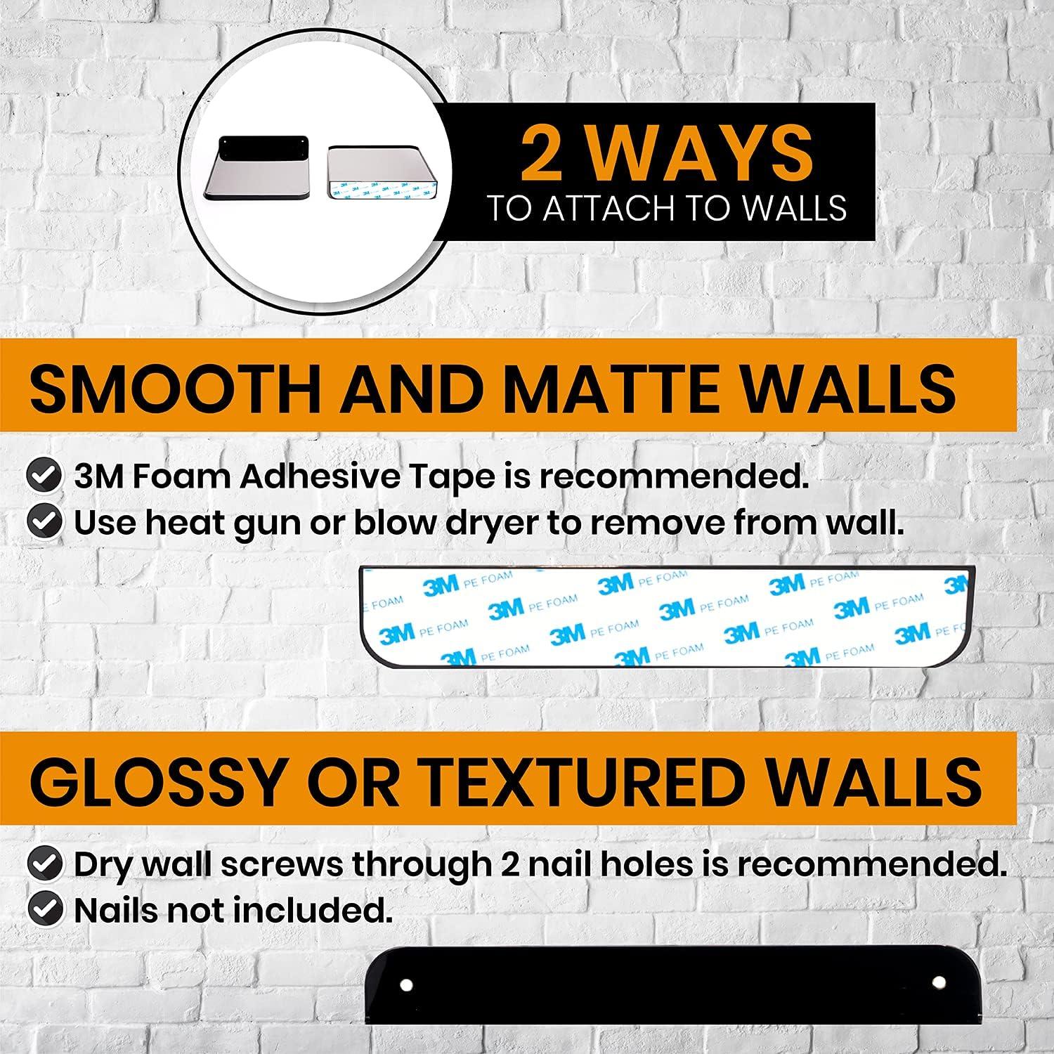 Soporte para Sombreros Boxy Concepts Negro - Paquete de 4