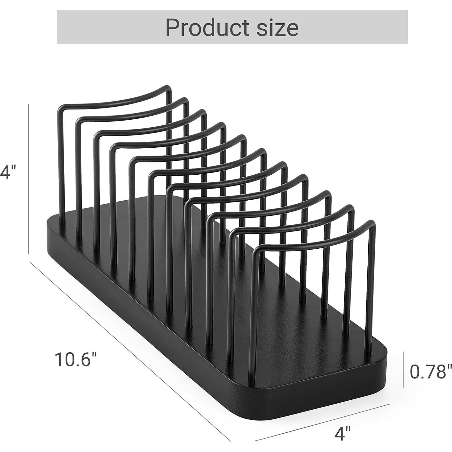 Organizador de Sombreros Mkono para 10 Gorras - Negro