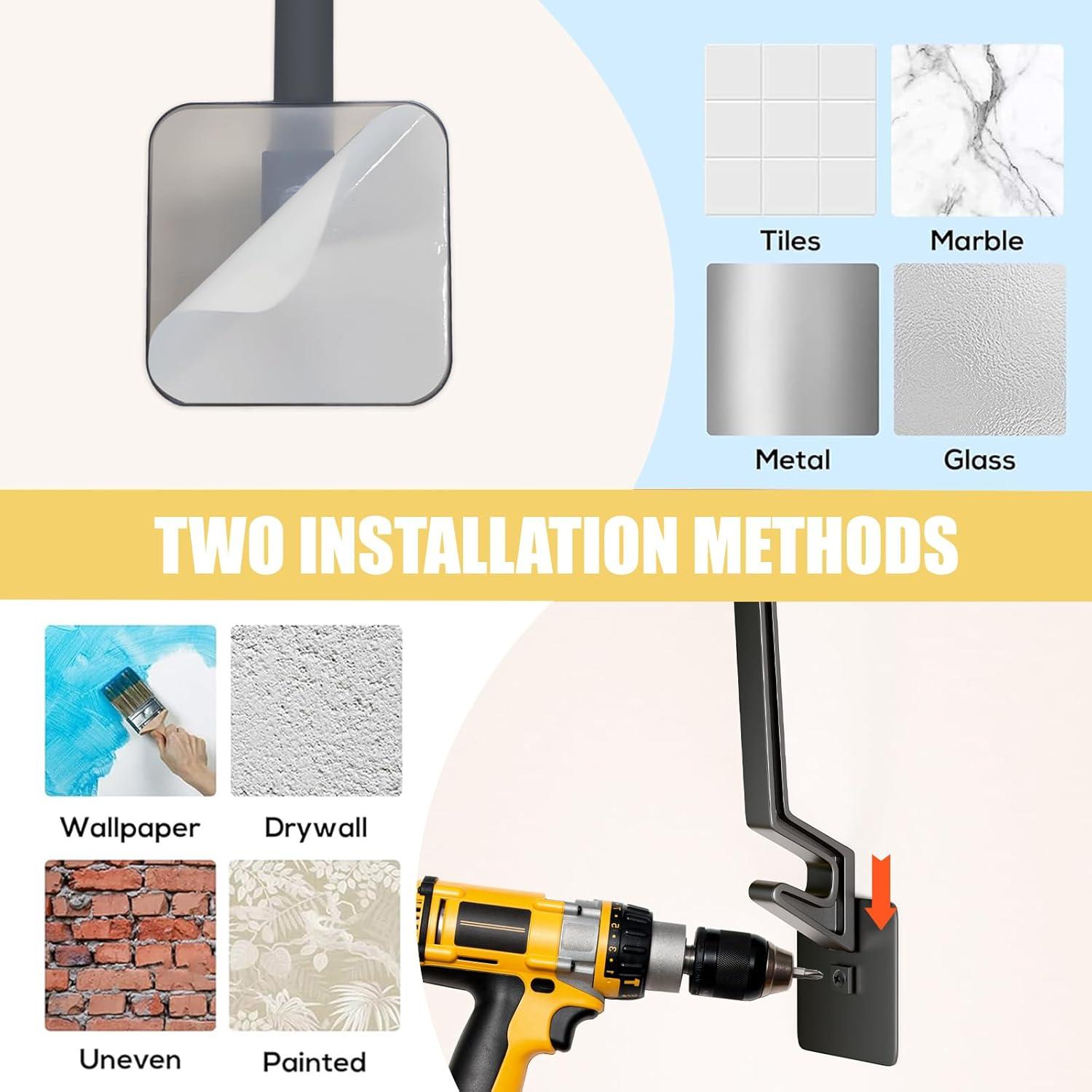 Organizador de Gorras de Béisbol MSKEI, Montaje en Pared, 2 Piezas