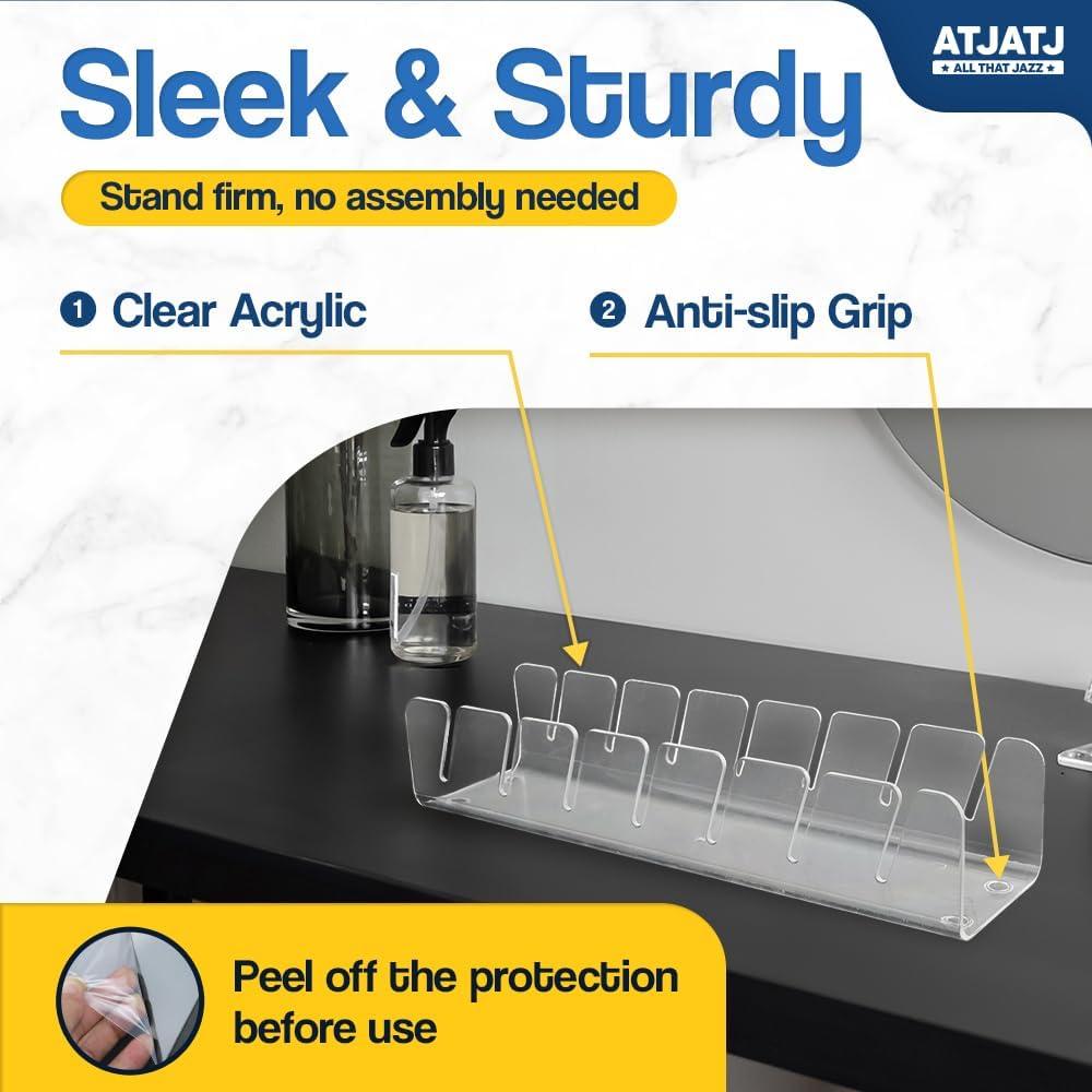 Soporte para Gorras ATJATJ Acrílico 2 Niveles 14 Gorras