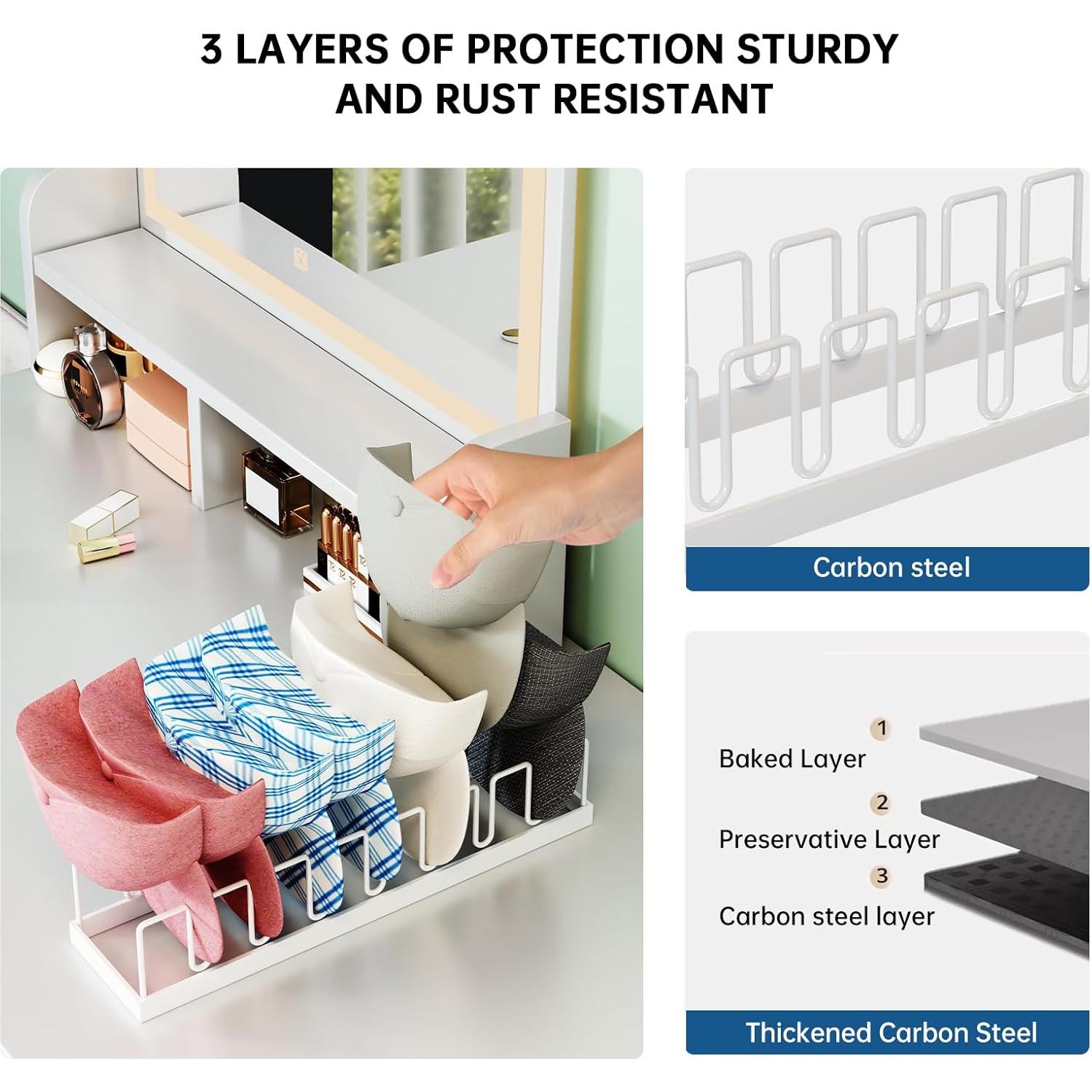 Soporte para Sombreros WOCHUANGSI - Organizador de 14 Gorras