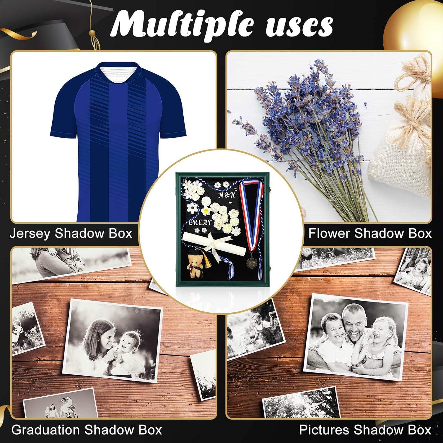 Marco de Sombra de Graduación CroBlissful 58 x 43 cm Verde