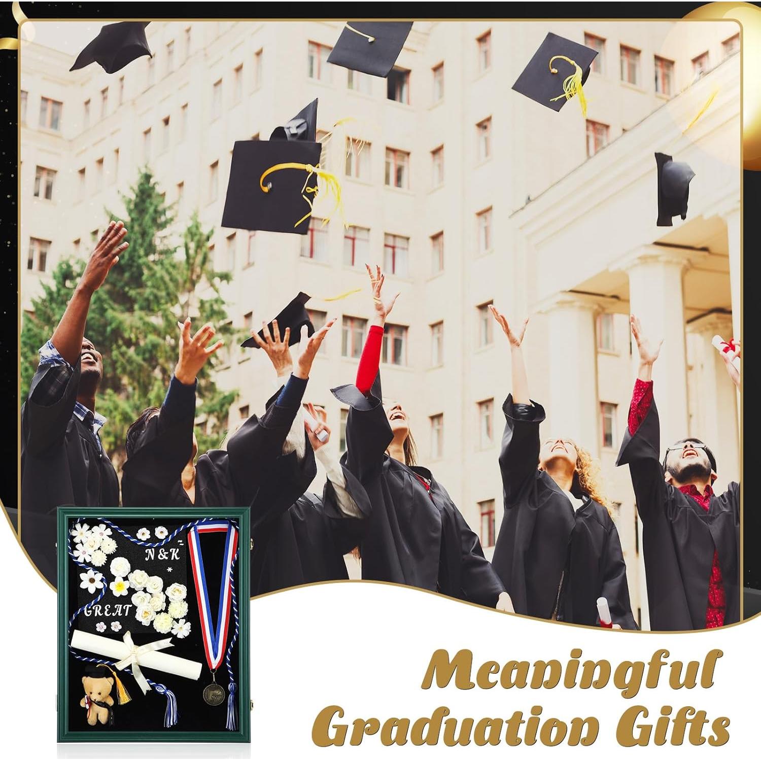 Marco de Sombra de Graduación CroBlissful 58 x 43 cm Verde