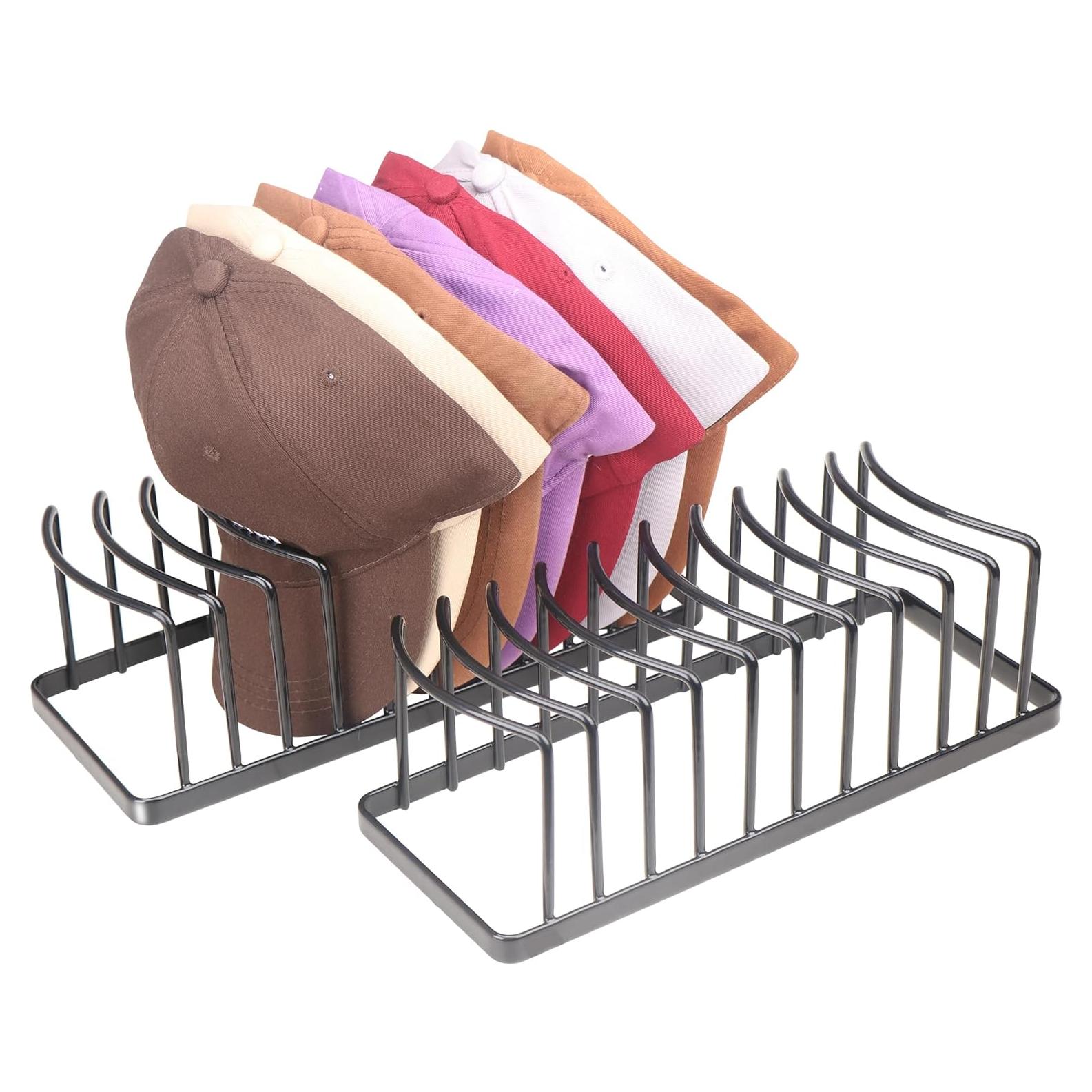Organizador de Gorras de Béisbol YiSeyruo - Soporte de Metal para 10 Gorras