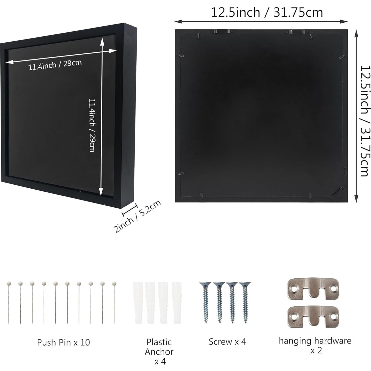 Marco de Sombra GraduationMall 30.48x30.48cm para Sombrero