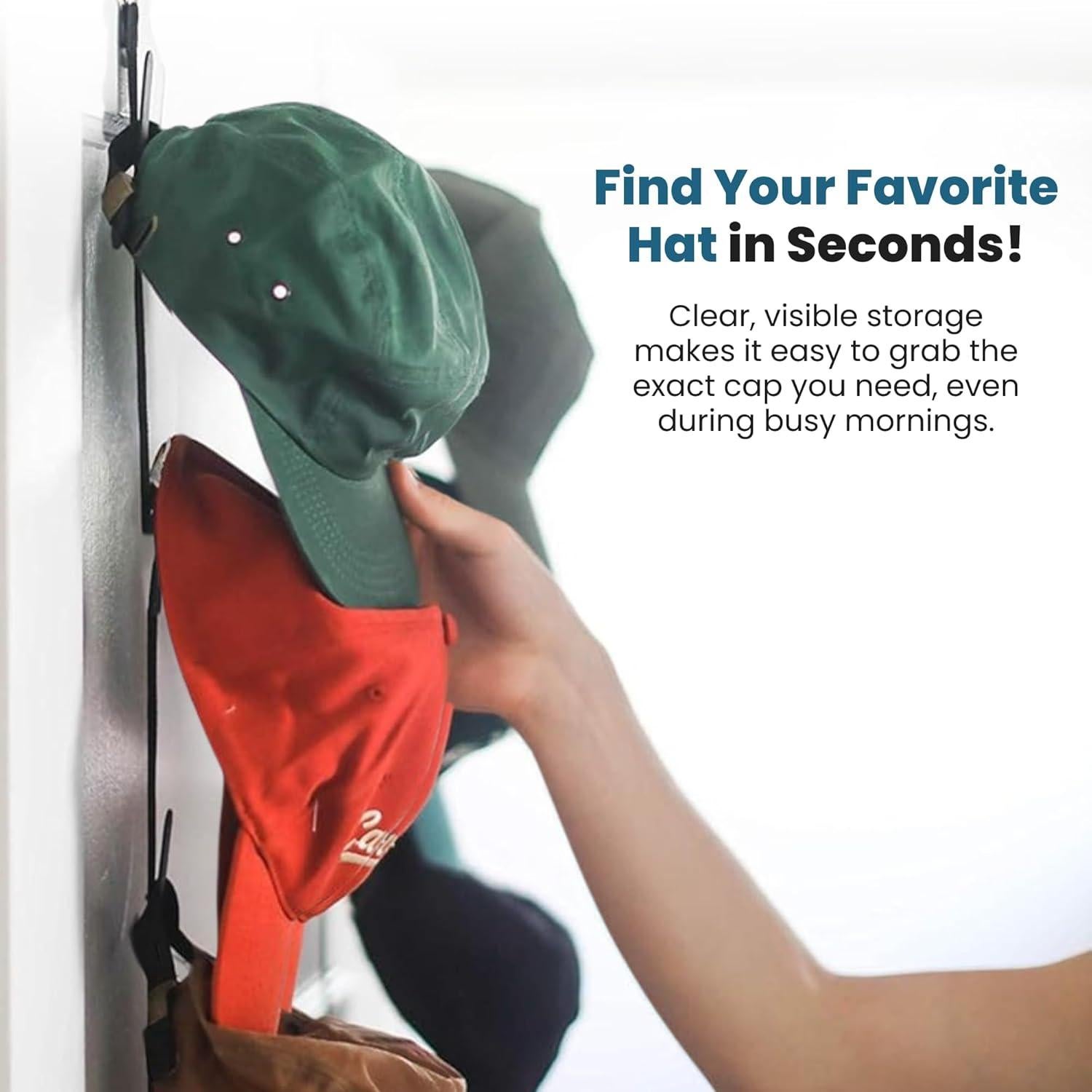 Organizador de Gorras Jokari 2 Piezas Soporta 16 Gorras