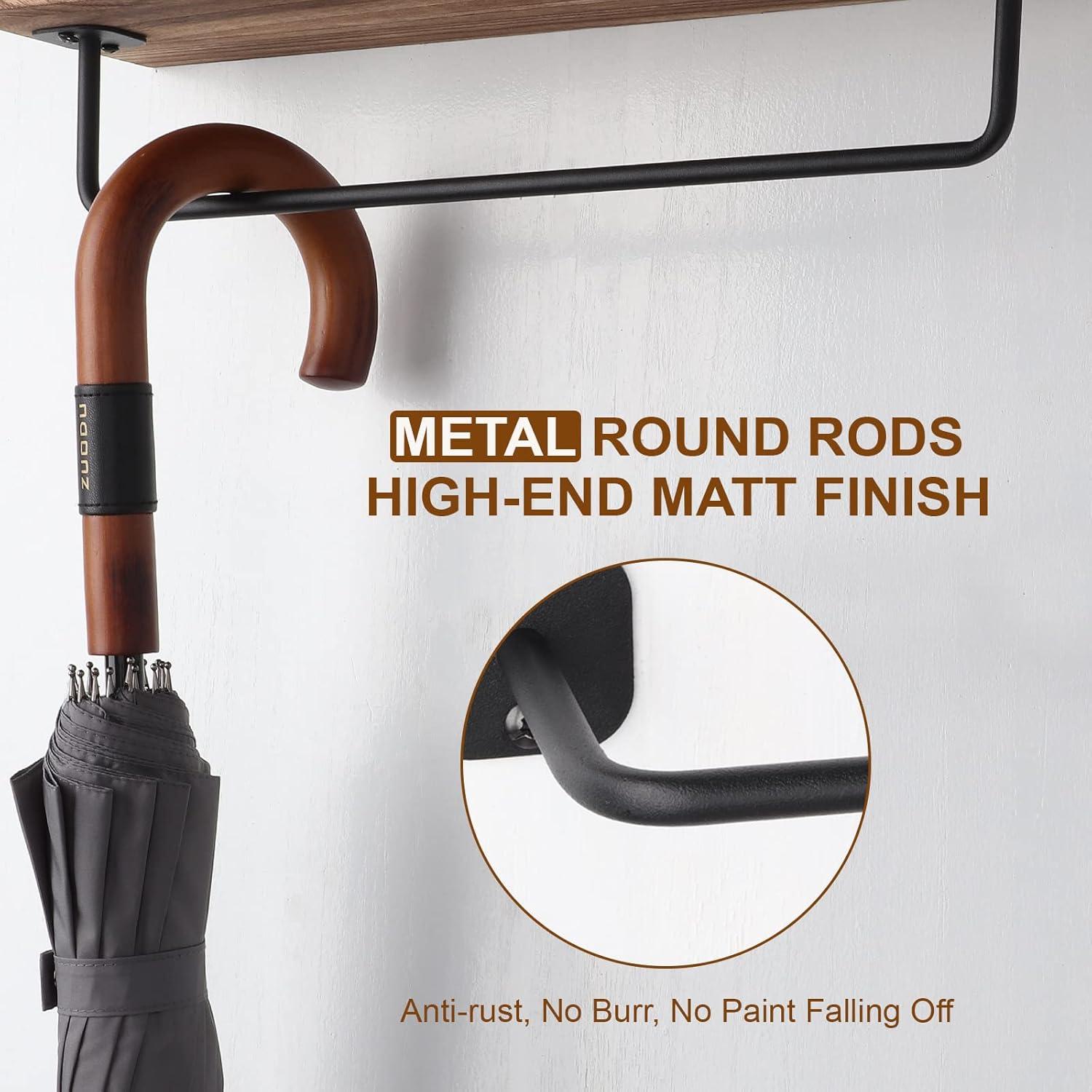 Organizador de Sombreros Hydermus con Estante Negro Carbonizado