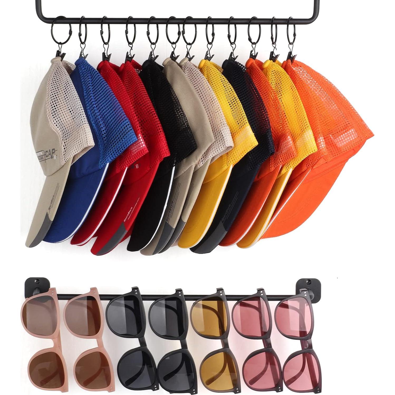 Organizador de Sombreros Hydermus con Estante Negro Carbonizado