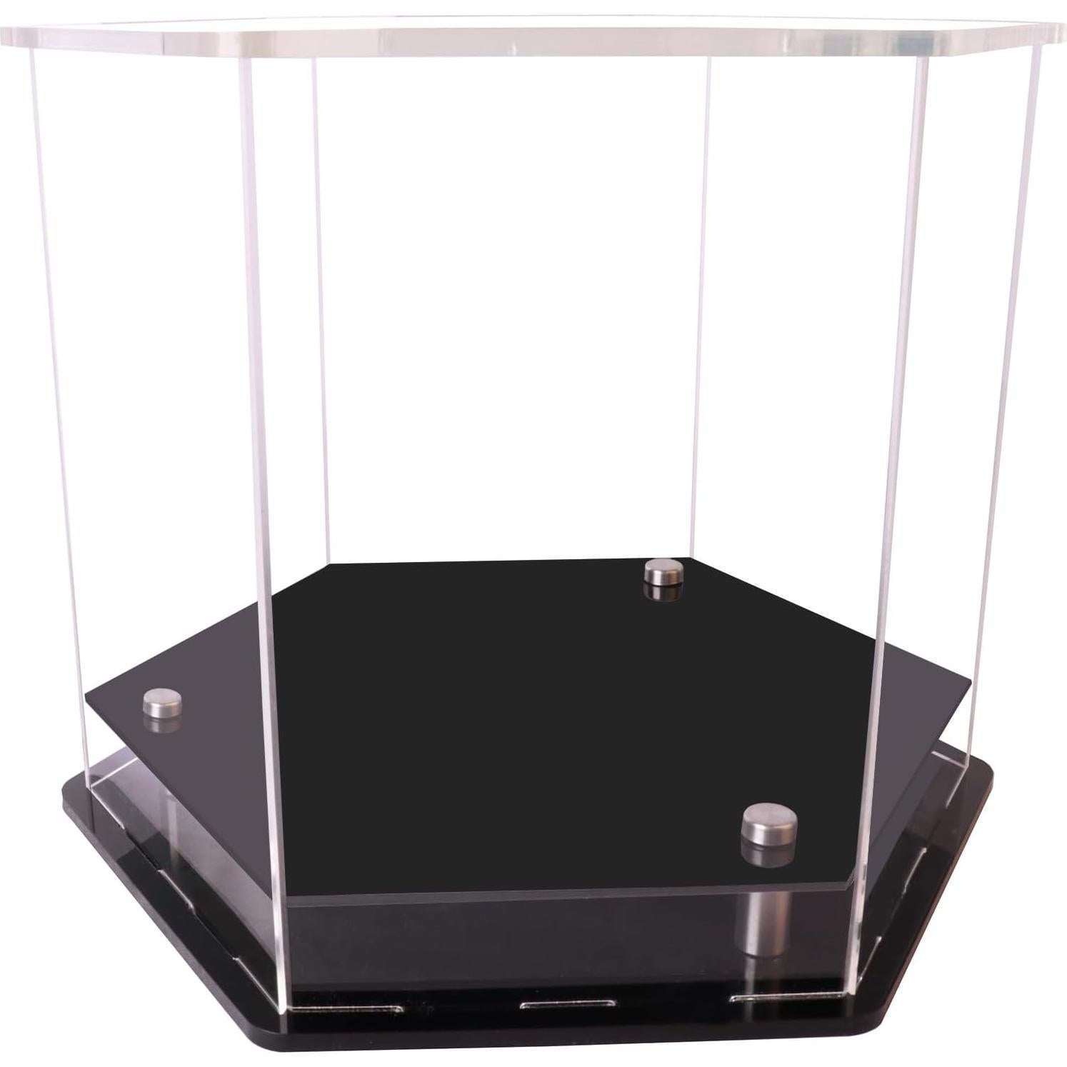 Estuche de exhibición para gorras acrílico HHUXIUE 24.9x22.1x20.1 cm