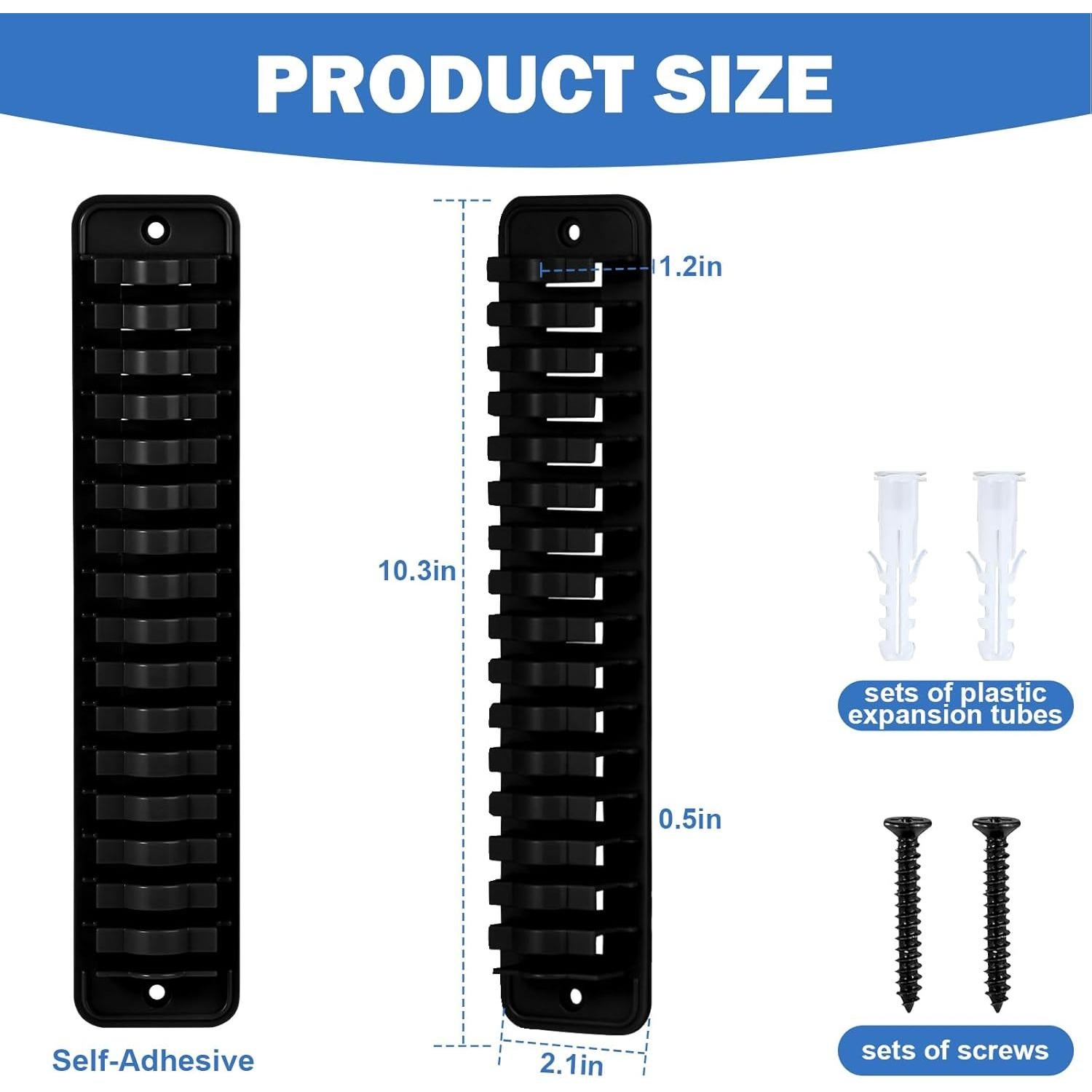 Organizador de Sombreros Nzcvuias para Pared - Soporte Negro