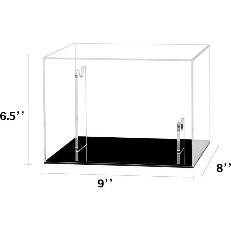 Estuche para exhibir gorras Qinry, acrílico UV, cuadrado