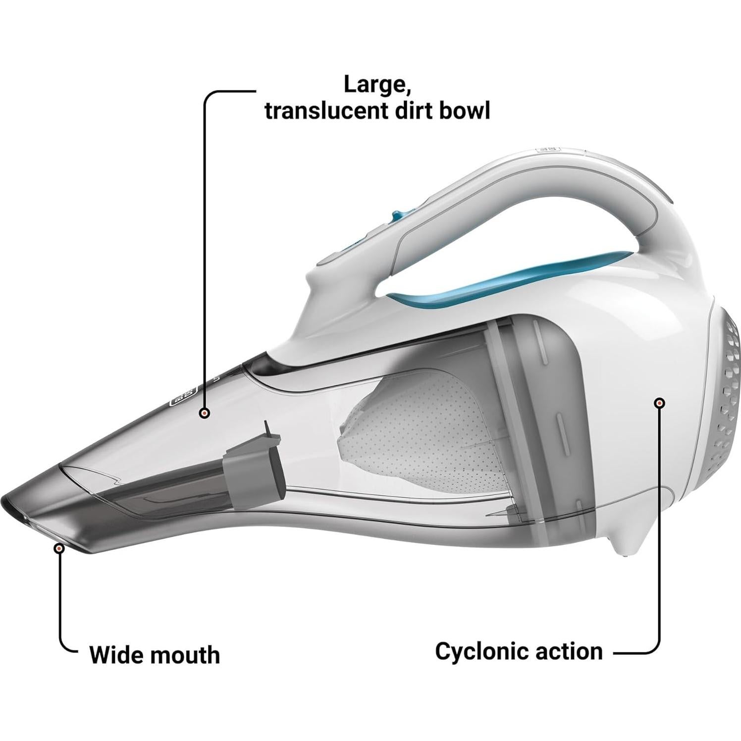 Aspiradora de mano inalámbrica BLACK+DECKER DustBuster 40L