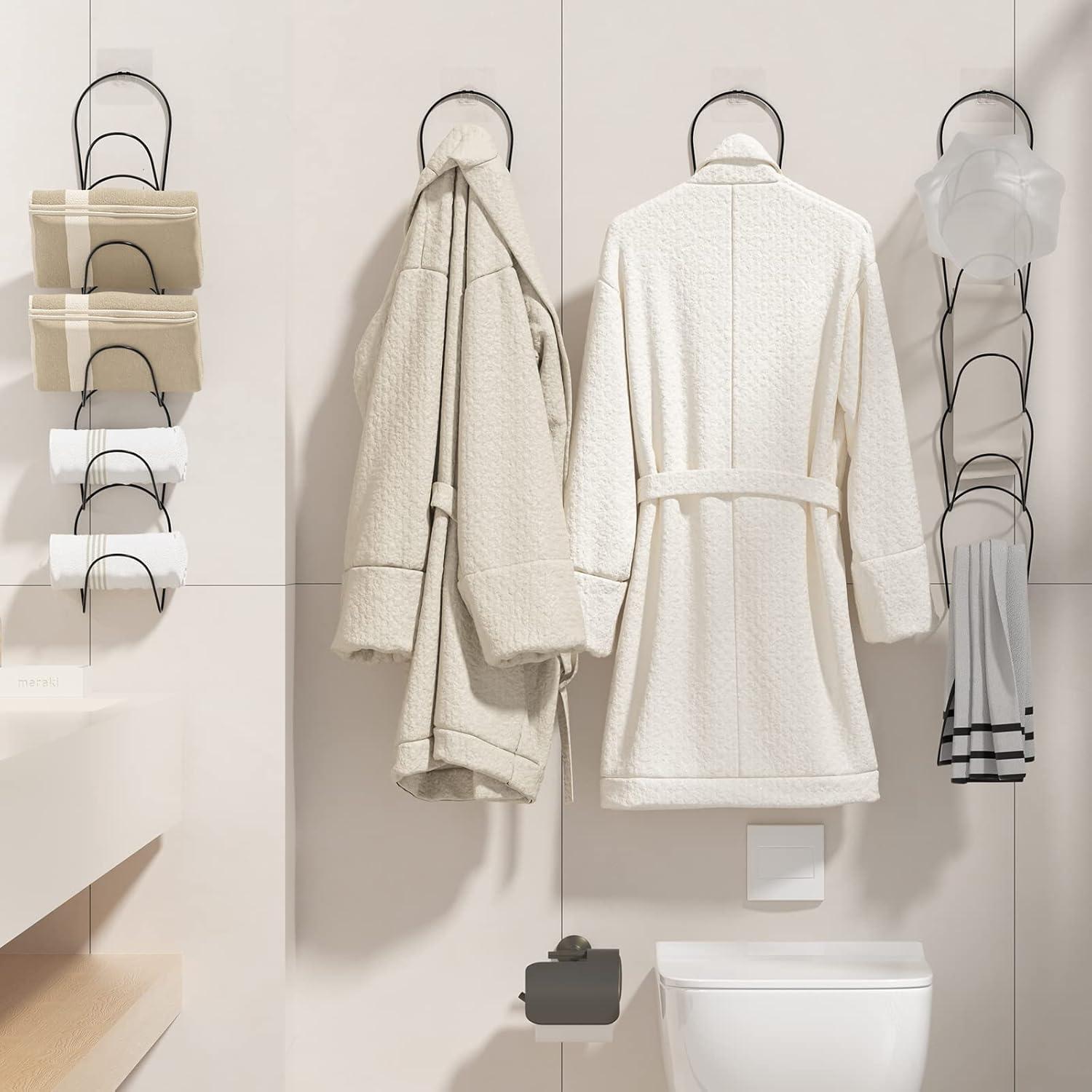 Soporte para Gorras Colgante LINFIDITE 10 Piezas Negro