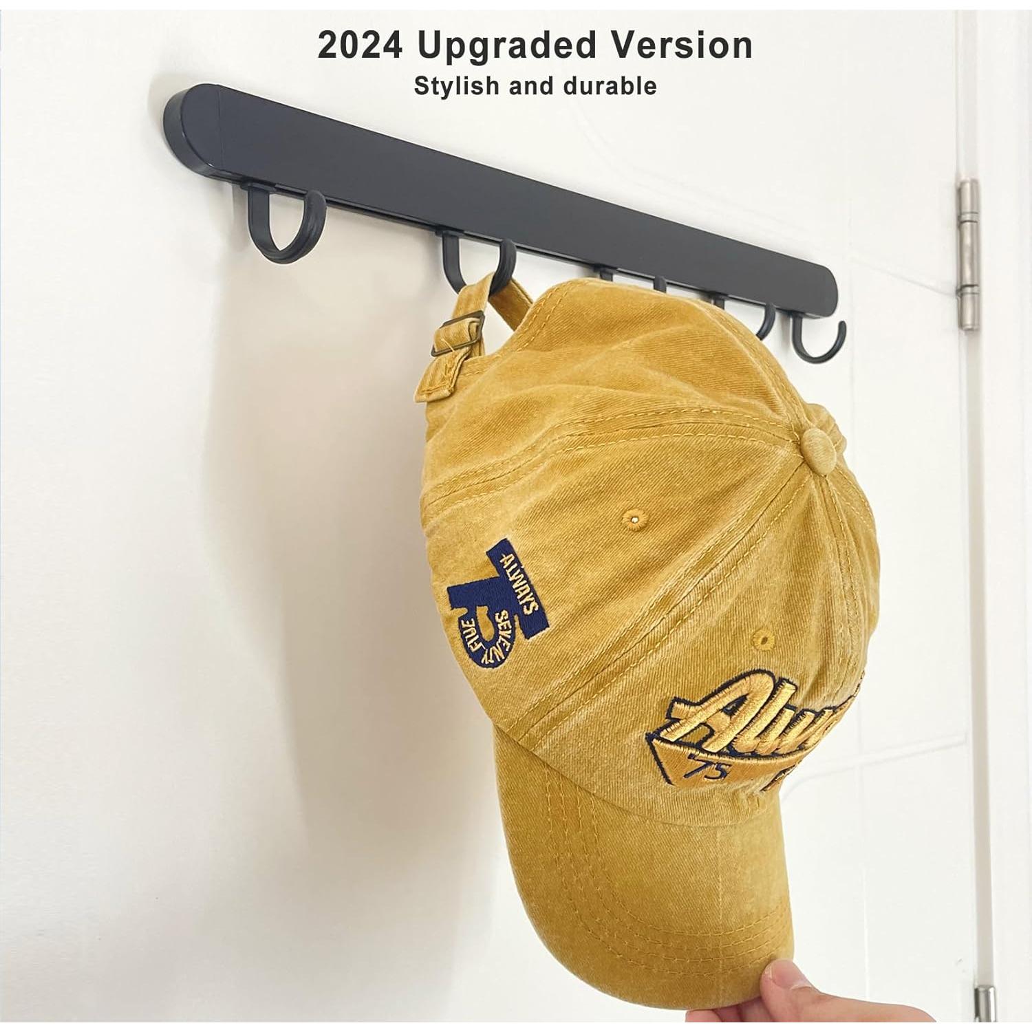Organizador Adhesivo para Gorras ETOWIFA - Soporte Pared 18 Gorras