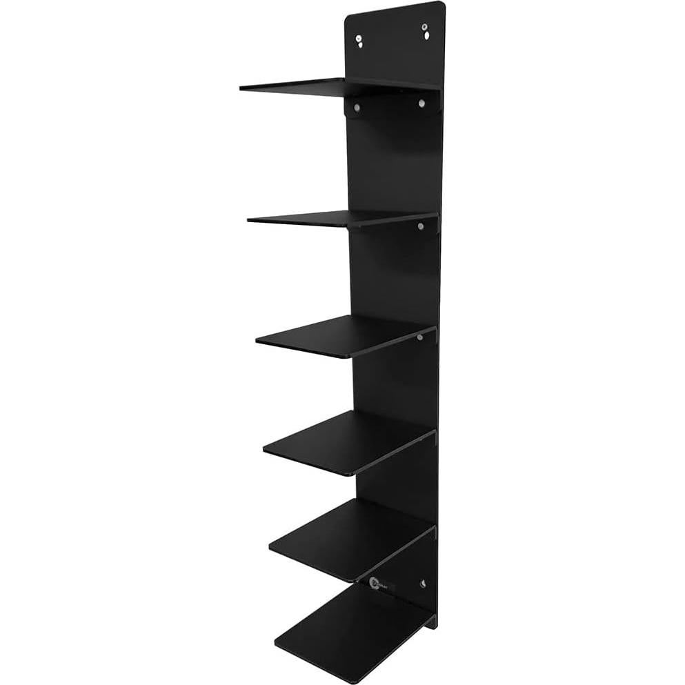 Exhibidor de Sombreros Acrílico OnDisplay 6 Estantes Negro Mate